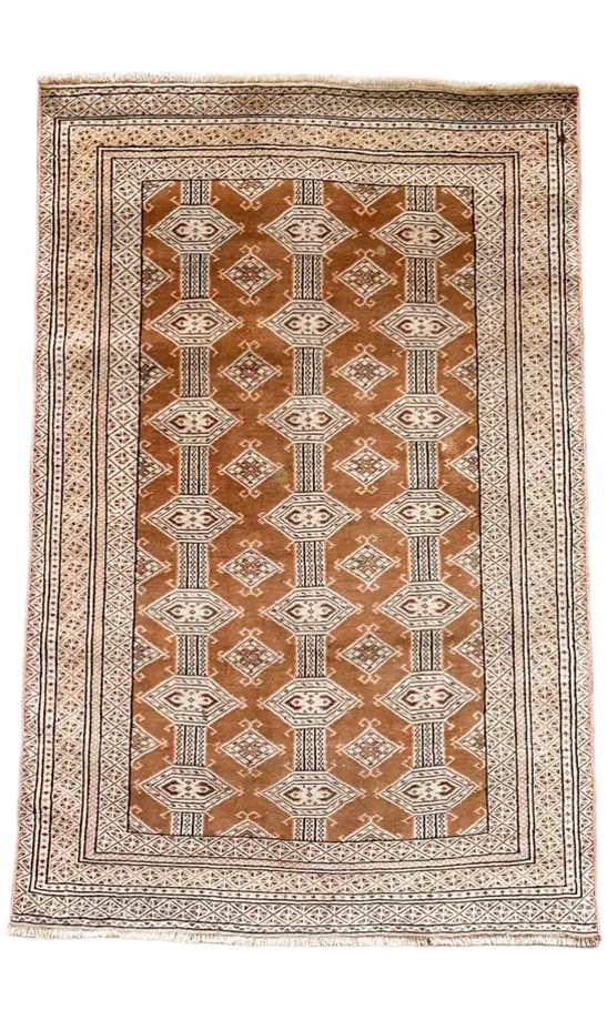 Vintage Hand Knotted Rug # 3147 | 3’ 3” x 5’ 1” Krazy For Rugs