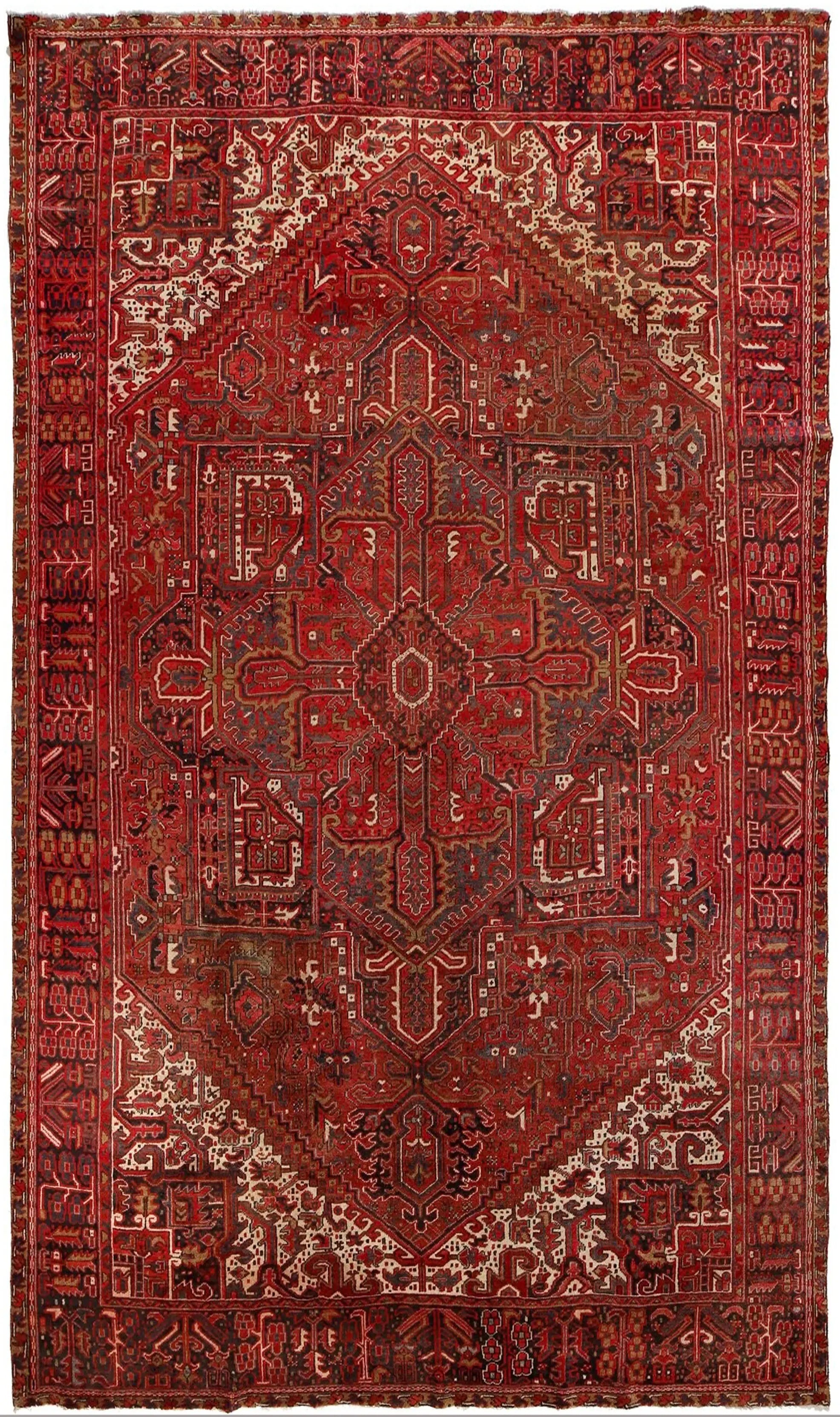 Vintage Hand Knotted Rug # 3397 | 9’ 7” x 13’ Krazy For Rugs