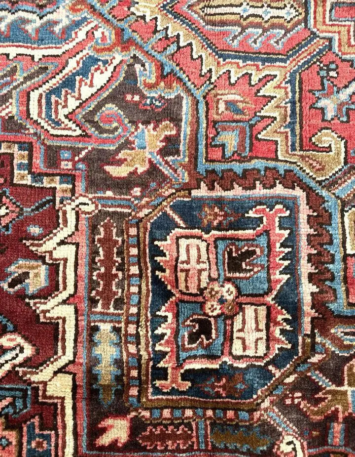 Vintage Hand Knotted Rug # 3287 | 9’ 10” x 13’ 4” Krazy For Rugs