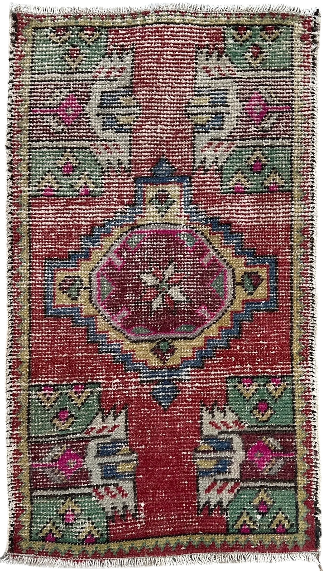 Vintage Hand Knotted Rug # 3358 | 1’ 10” x 3’ 2” Krazy For Rugs