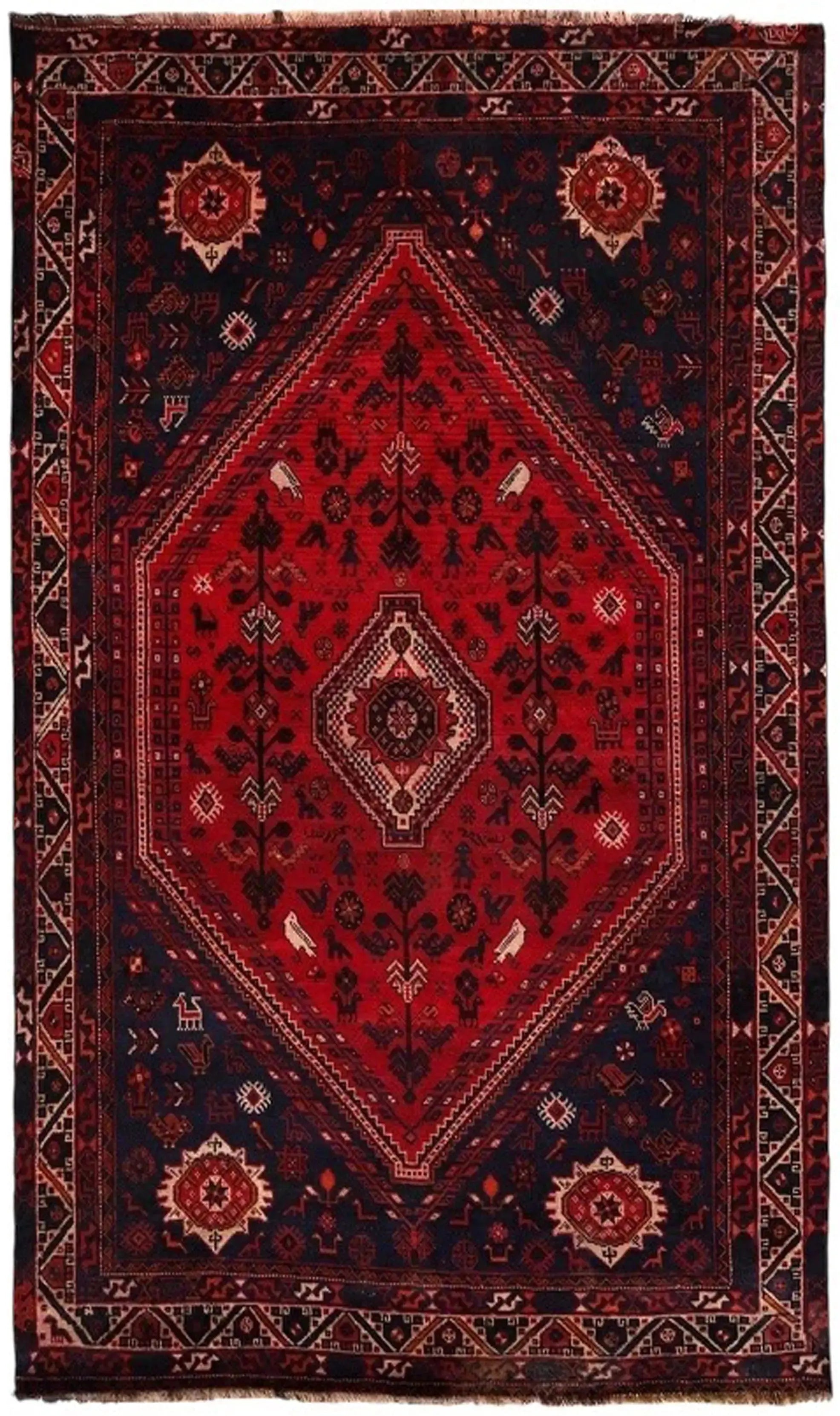 Vintage Hand Knotted Rug # 3399 | 6’ 8” x 10’ 1” Krazy For Rugs