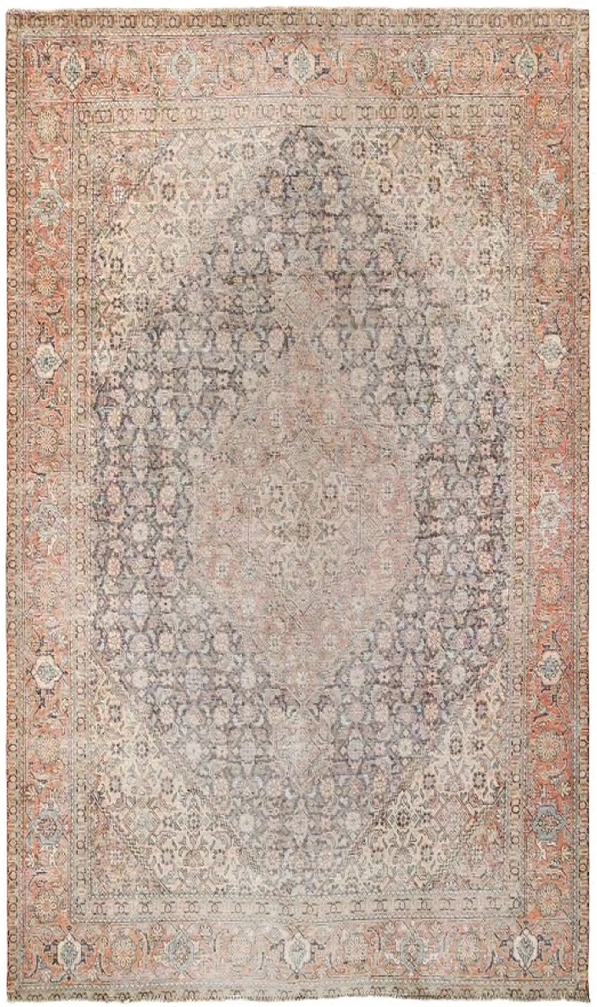 Vintage Hand Knotted Rug # 3423 | 8’ 3” x 10’ 9” Krazy For Rugs