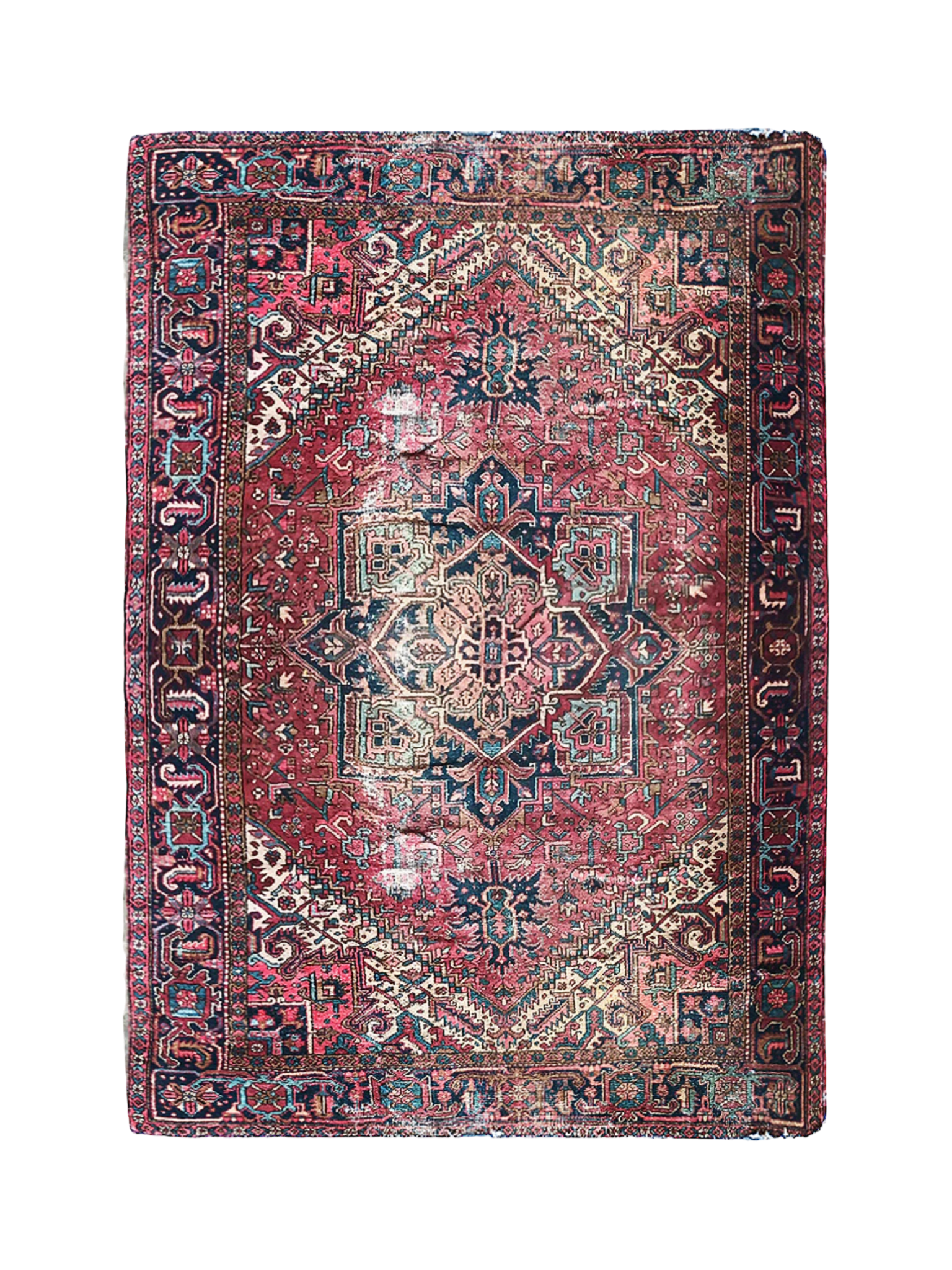 Antique Rug # 3153 | 9’ x 11’ 5” Krazy For Rugs