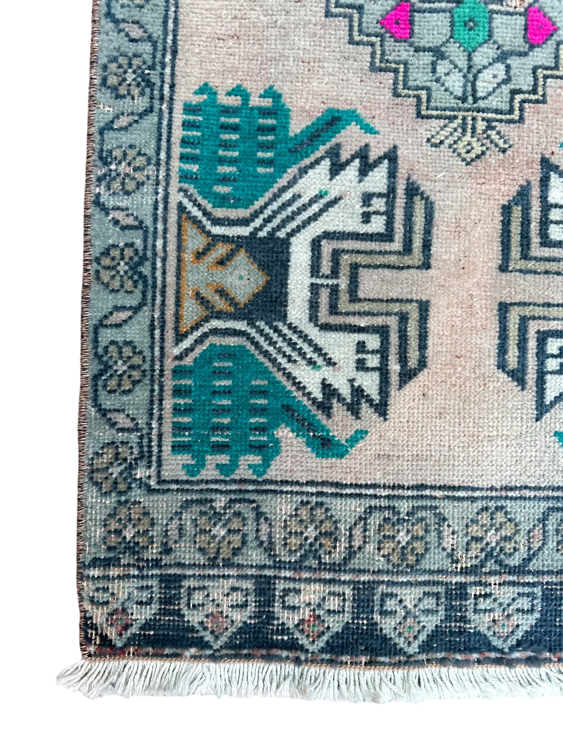 Vintage Hand Knotted Rug # 3351 | 3351 Krazy For Rugs