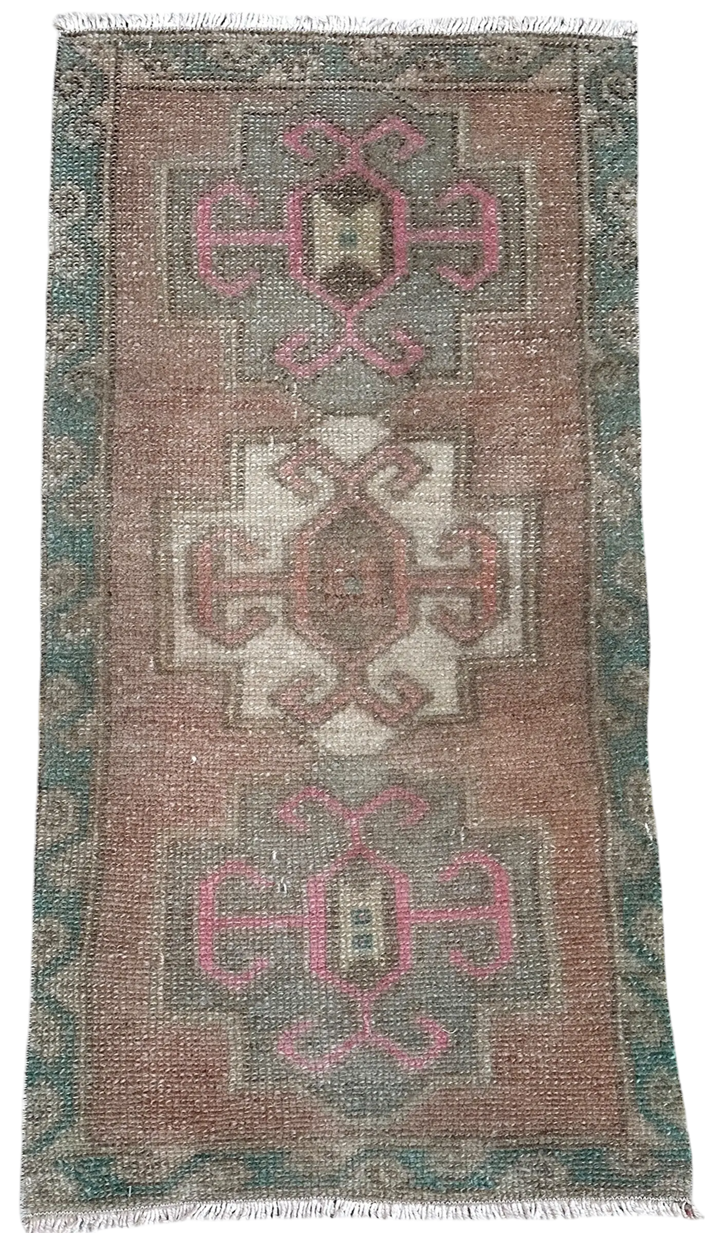 Vintage Hand Knotted Rug # 3354 | 1’ 5” x 3’ 1” Krazy For Rugs