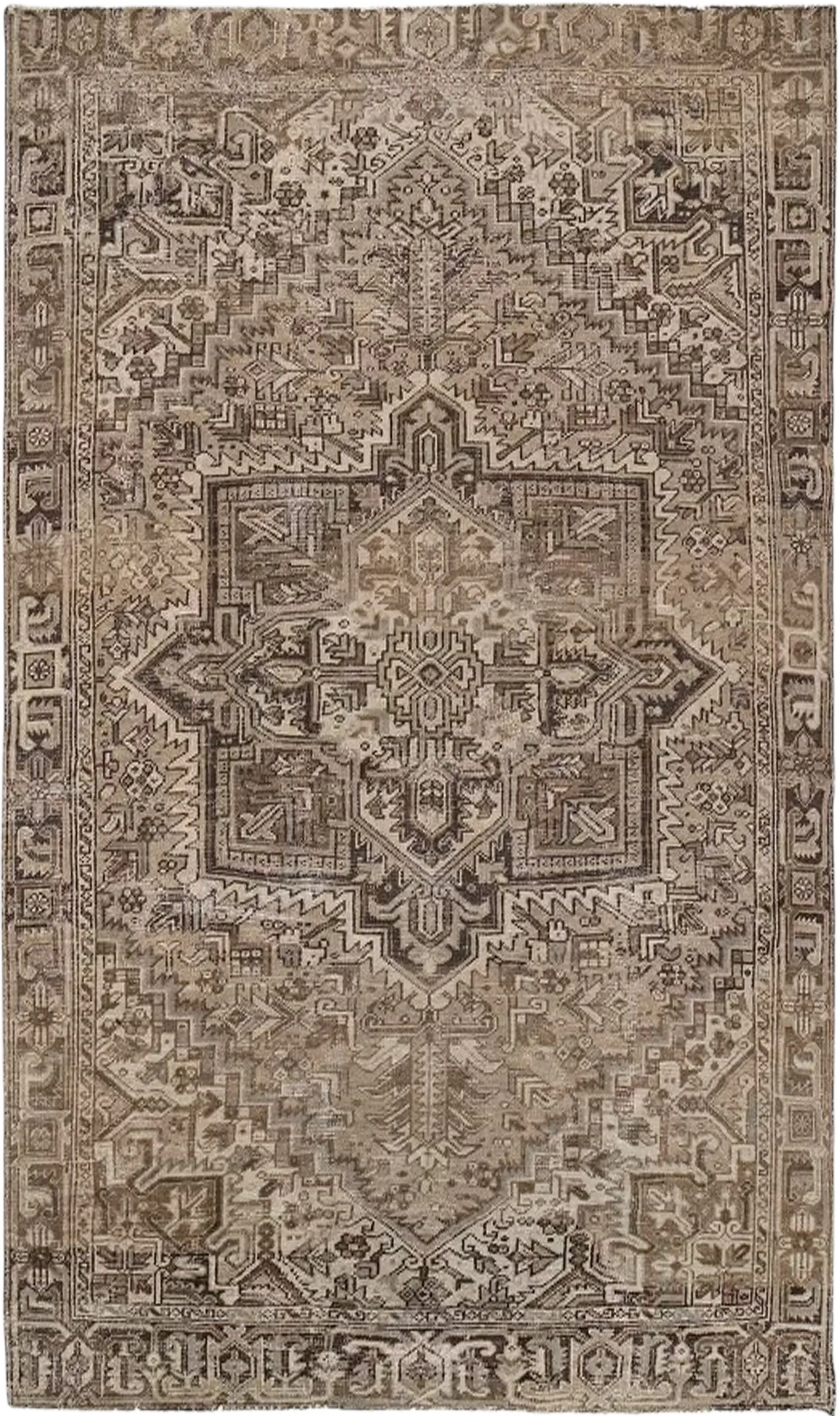 Vintage Hand Knotted Rug # 3417 | 7' 5