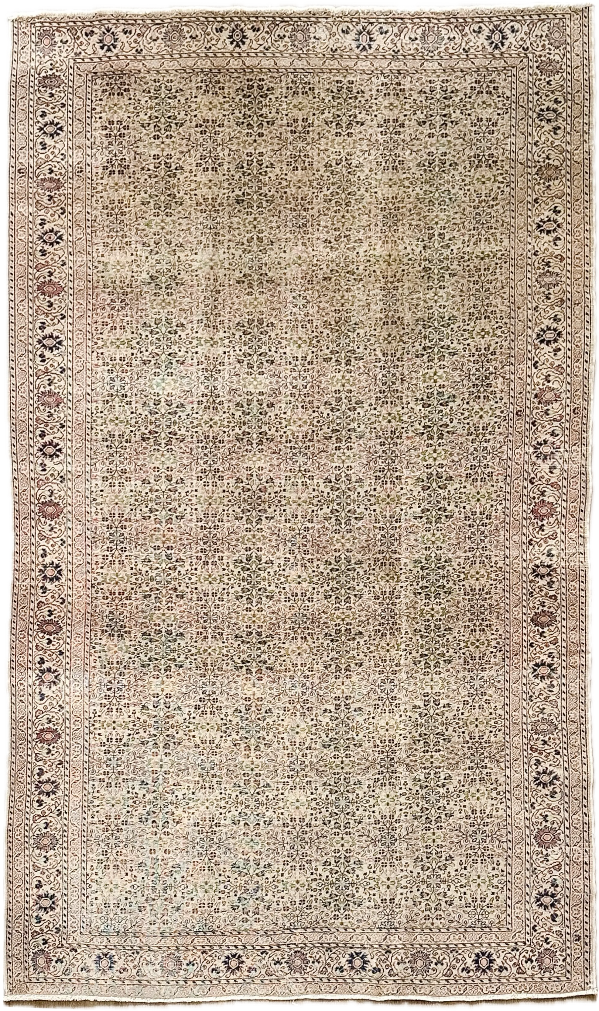 Vintage Hand Knotted Rug # 3221 | 6’ 6” x 9’ 6” Krazy For Rugs