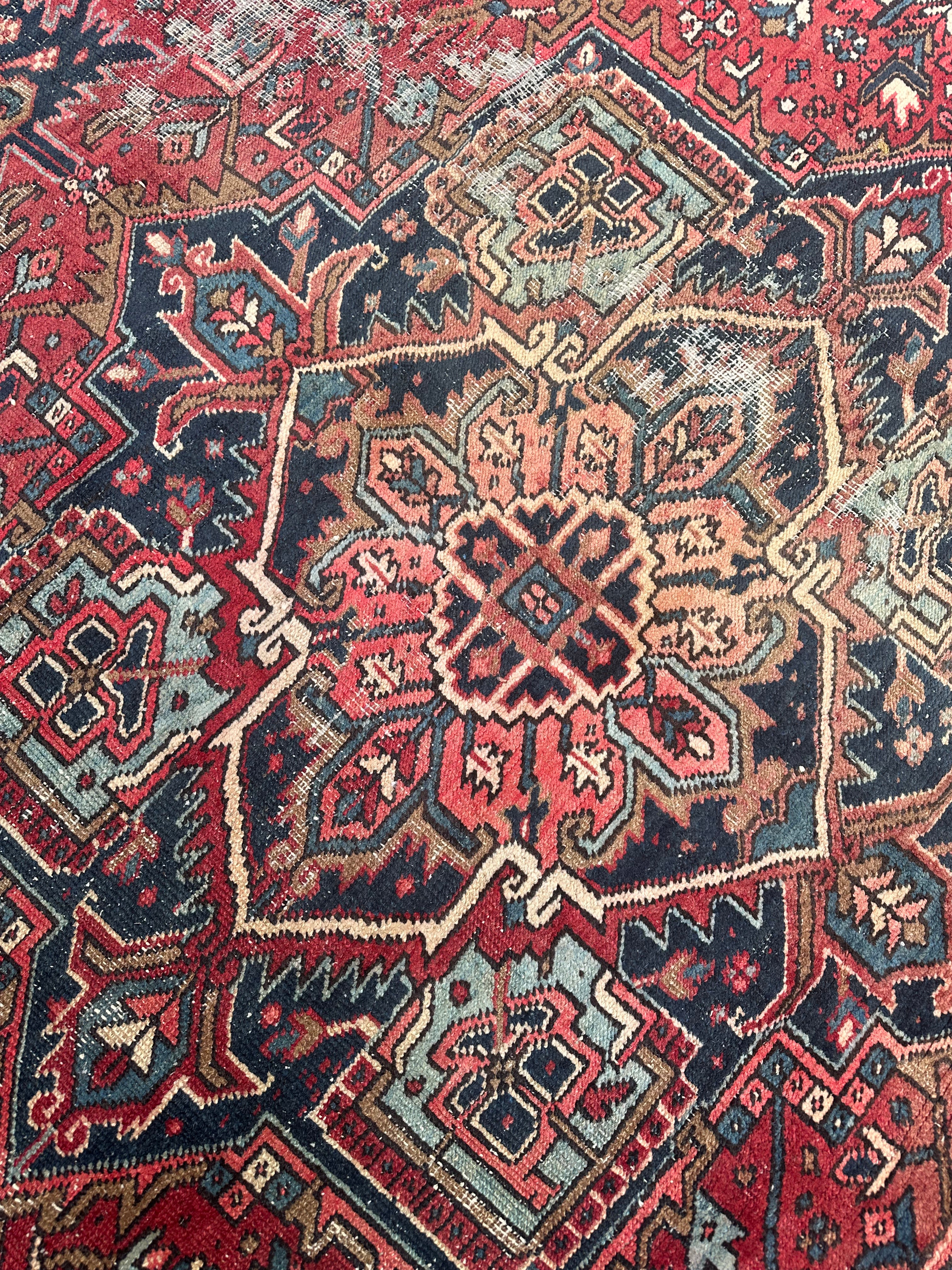 Antique Rug # 3153 | 9’ x 11’ 5” Krazy For Rugs