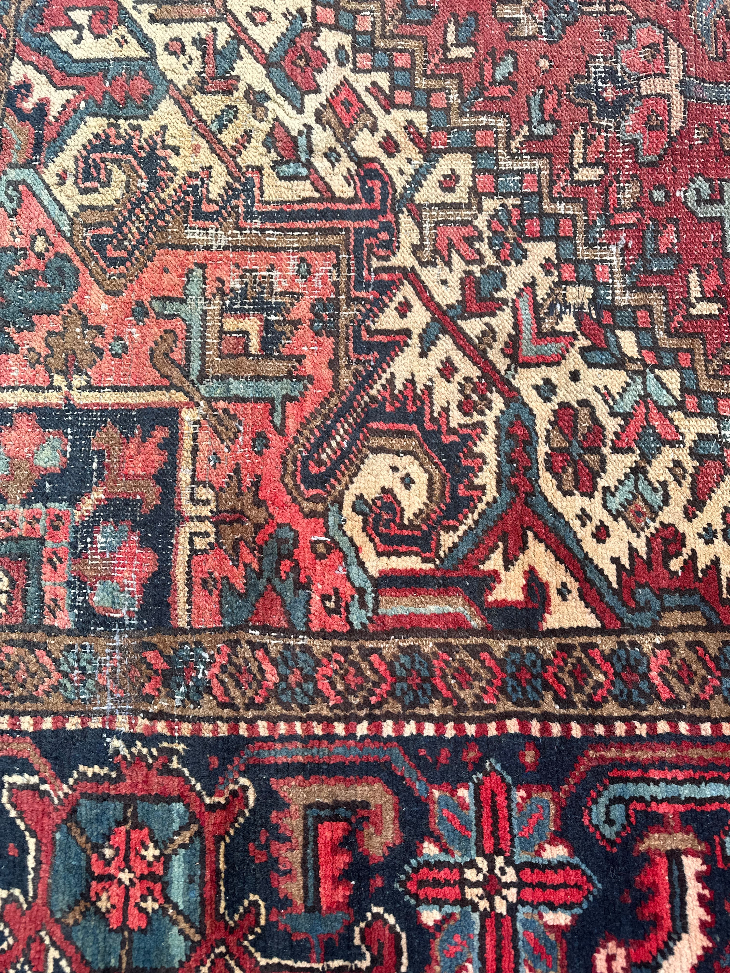 Antique Rug # 3153 | 9’ x 11’ 5” Krazy For Rugs