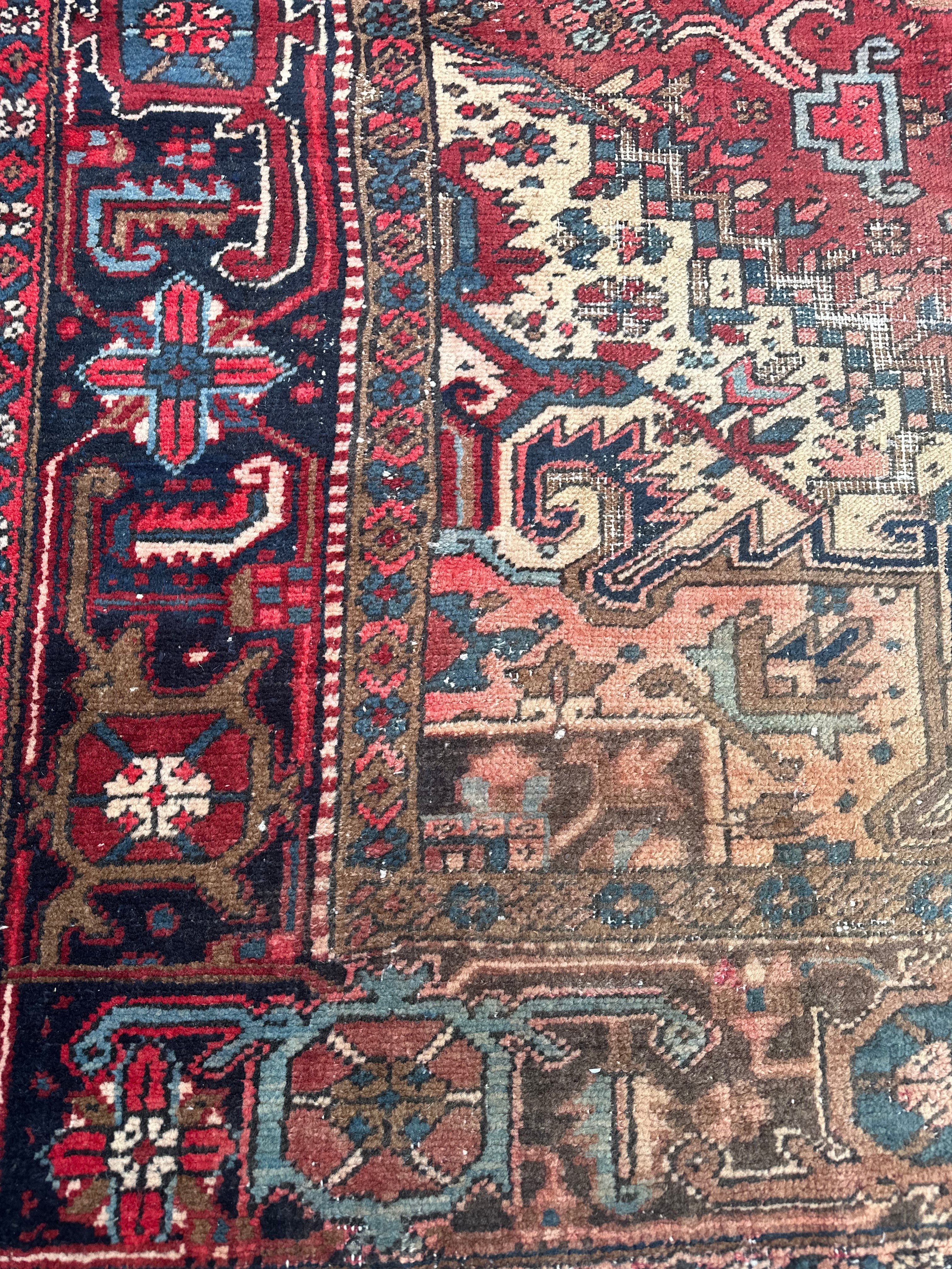 Antique Rug # 3153 | 9’ x 11’ 5” Krazy For Rugs