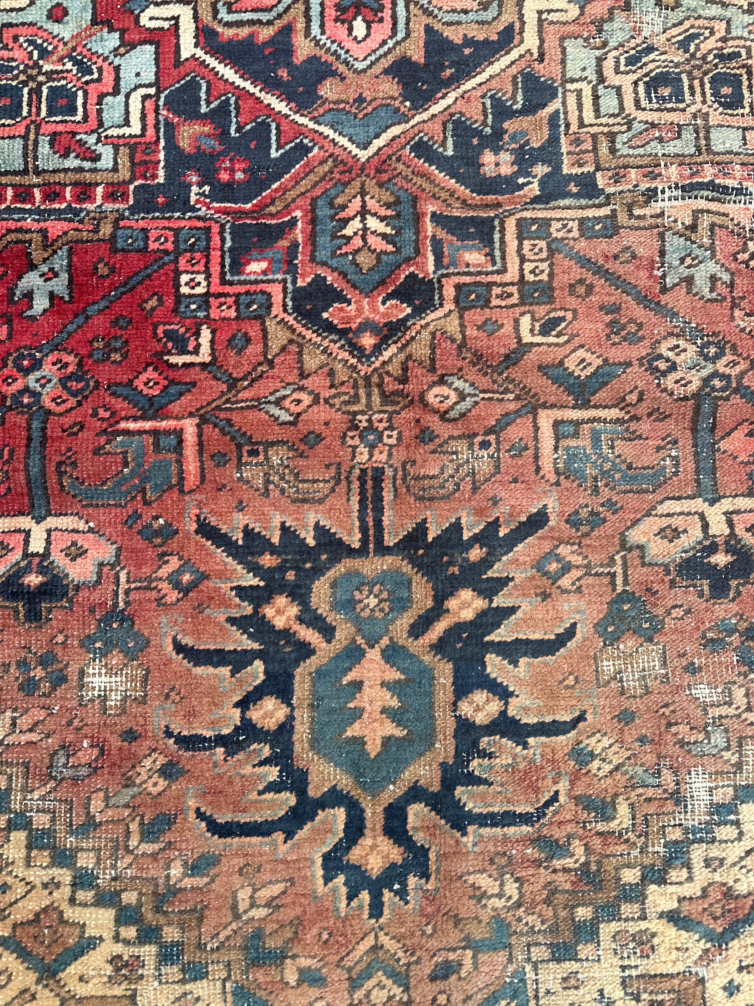 Antique Rug # 3153 | 9’ x 11’ 5” Krazy For Rugs