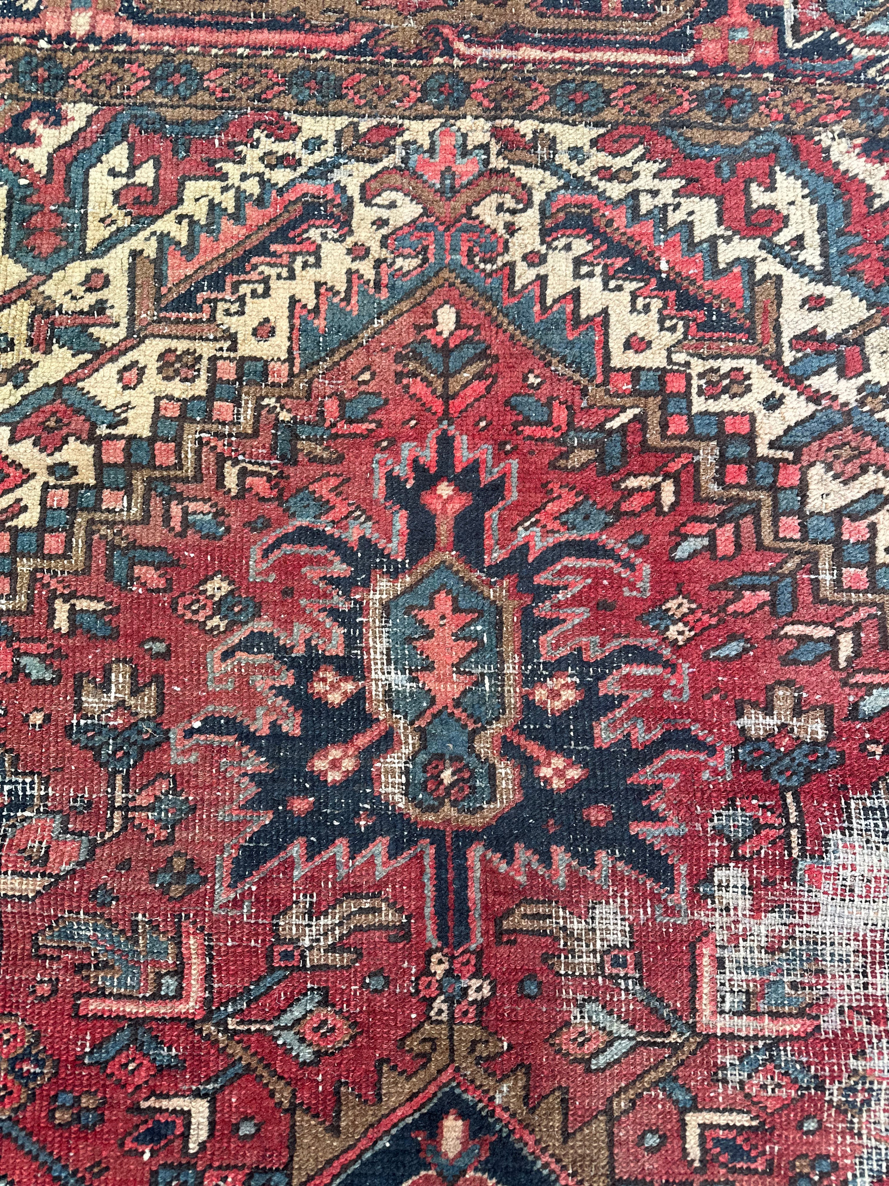 Antique Rug # 3153 | 9’ x 11’ 5” Krazy For Rugs