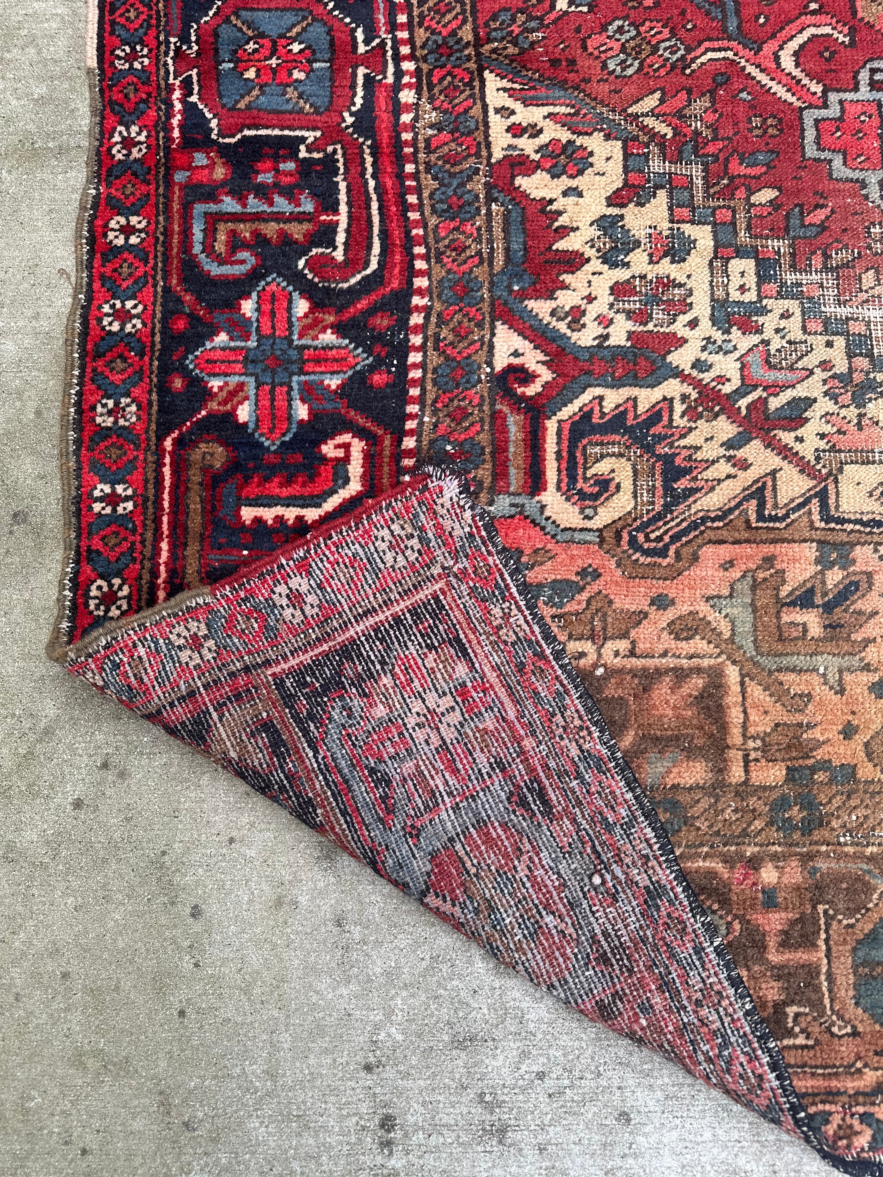 Antique Rug # 3153 | 9’ x 11’ 5” Krazy For Rugs