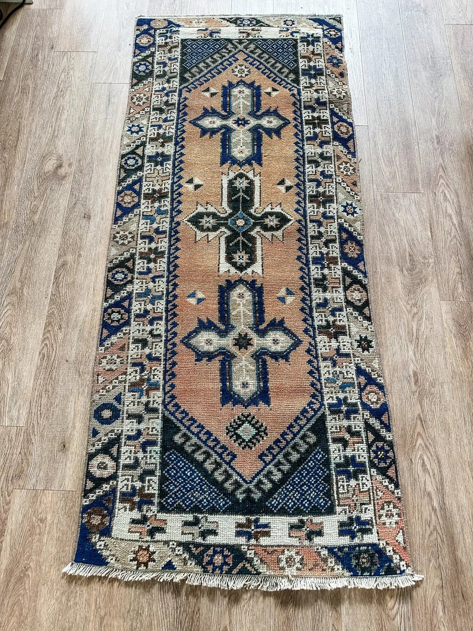 Vintage Runner # 3144 | 2’ 4” x 5’ 7” Krazy For Rugs