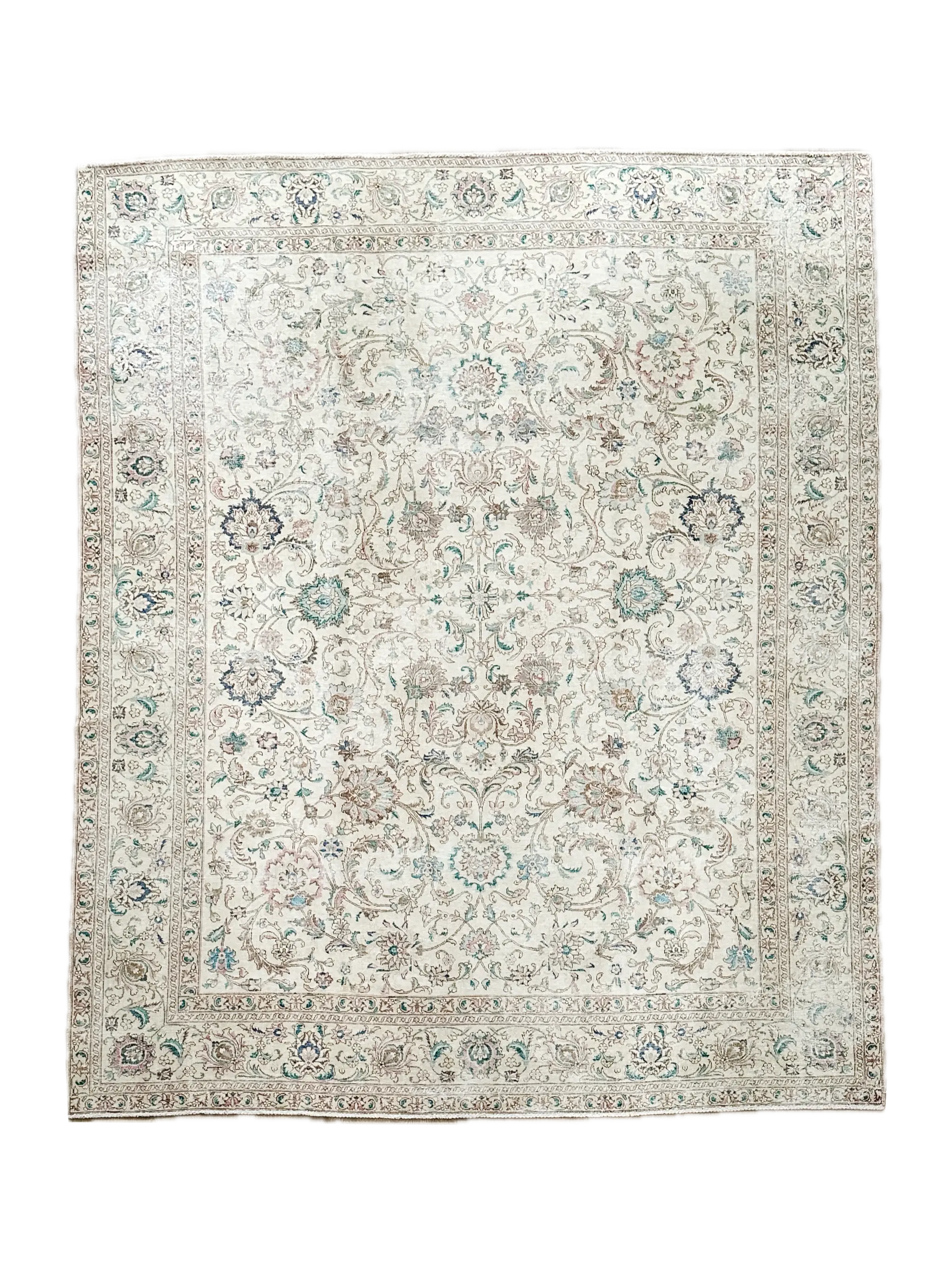 Vintage Hand Knotted Rug # 3155 | 9’ 10” x 11’ 10” Krazy For Rugs