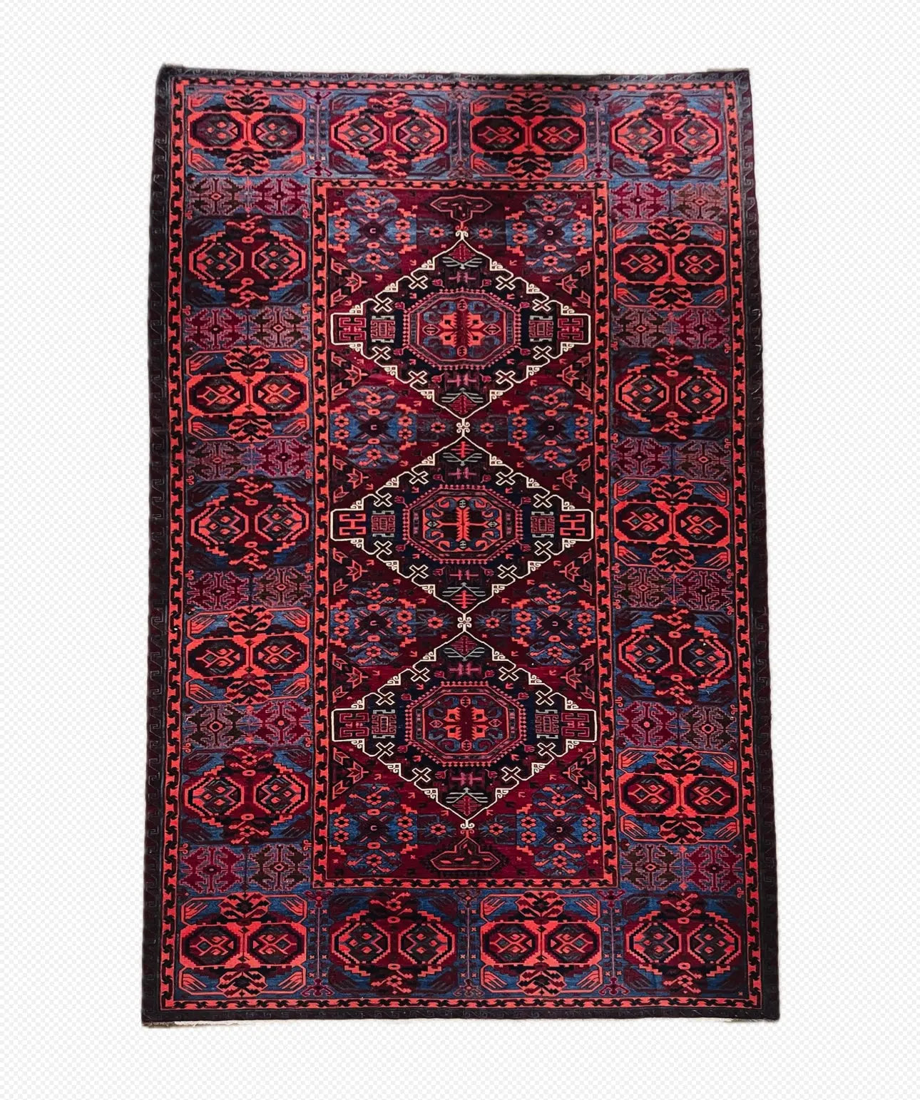 Vintage Hand Knotted Rug # 3210 | 7’ 6” x 13’ 10” Krazy For Rugs