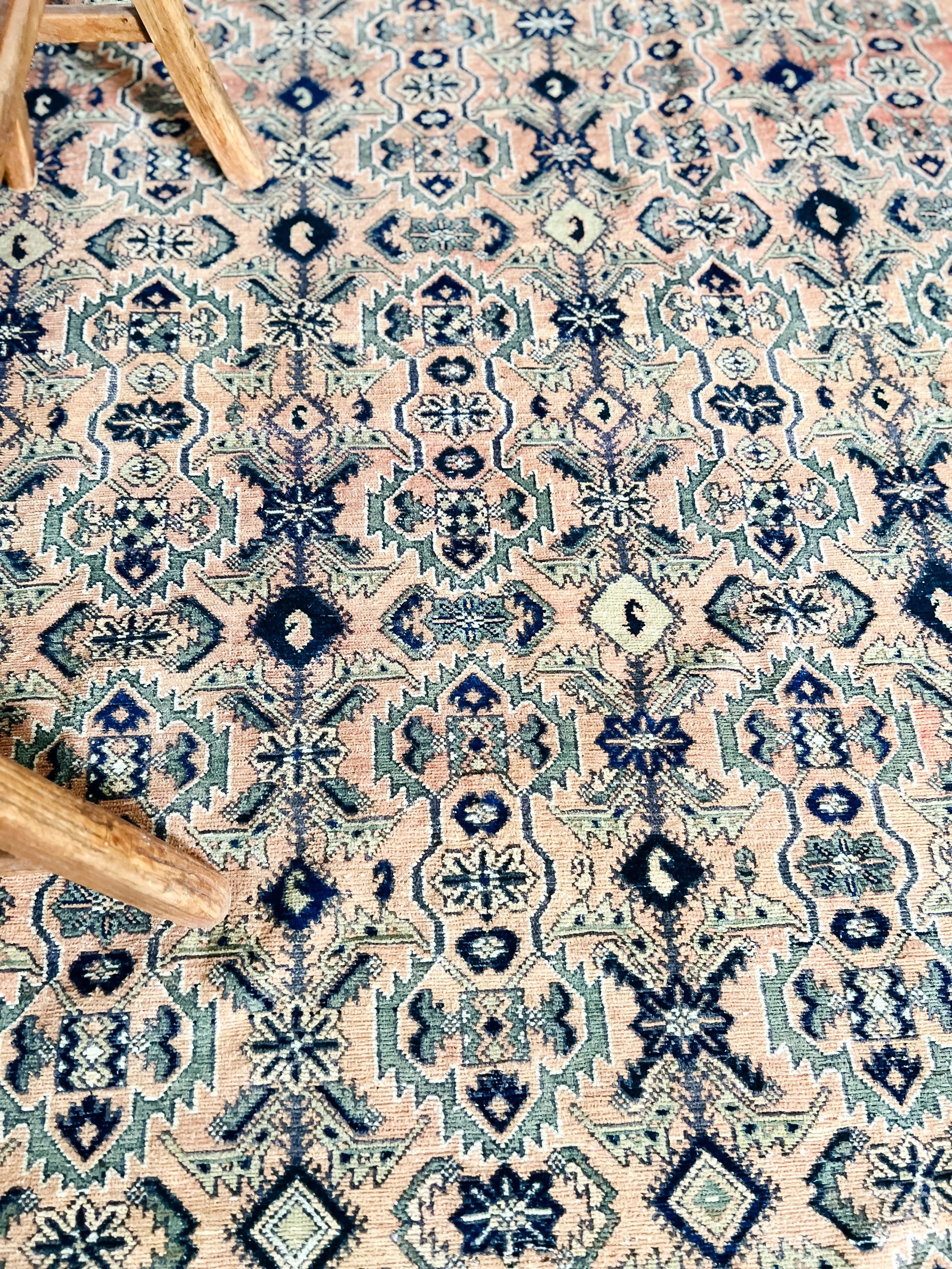 Vintage Hand Knotted Rug # 3252 | 6' 11