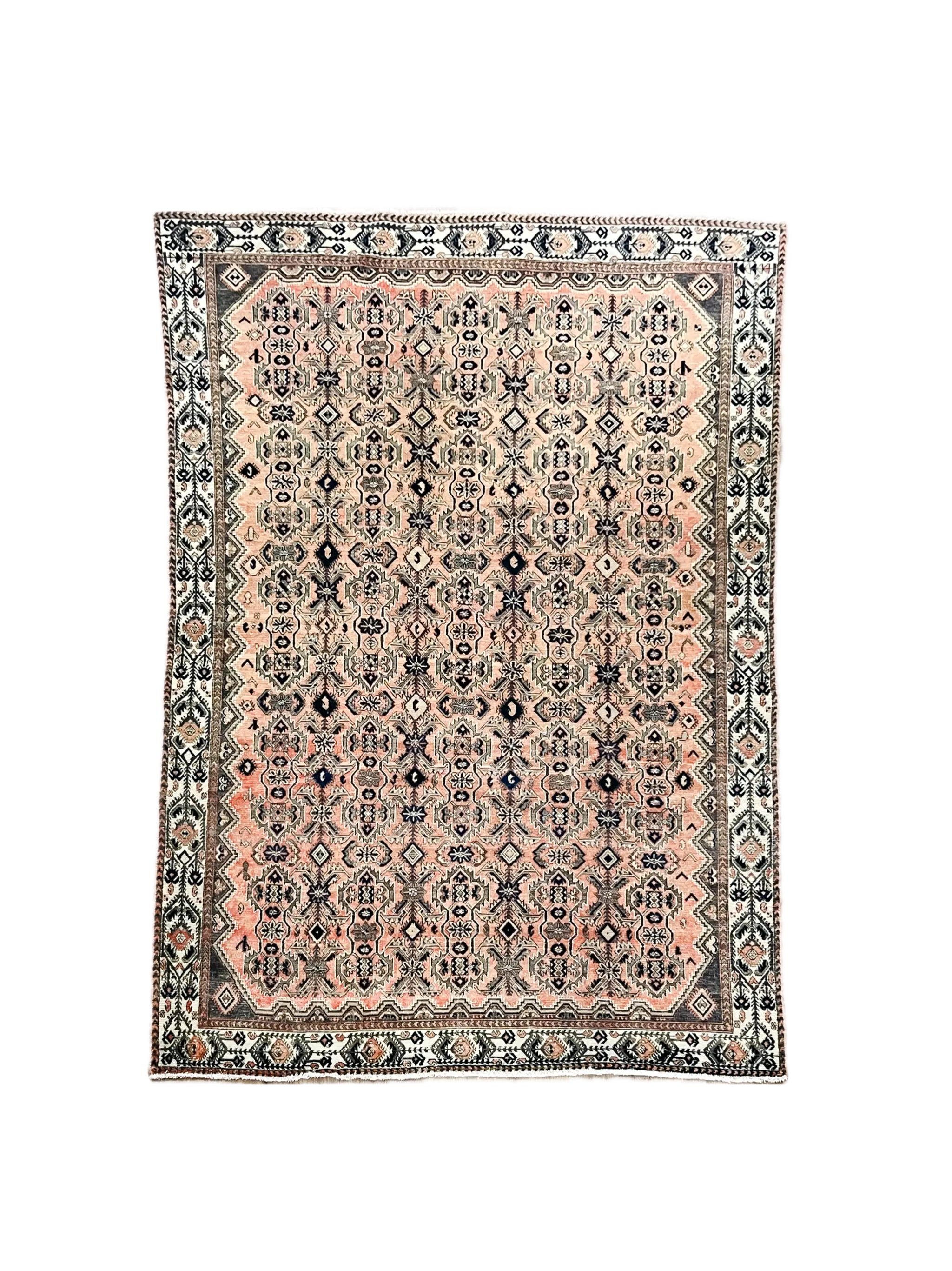 Vintage Hand Knotted Rug # 3252 | 6' 11