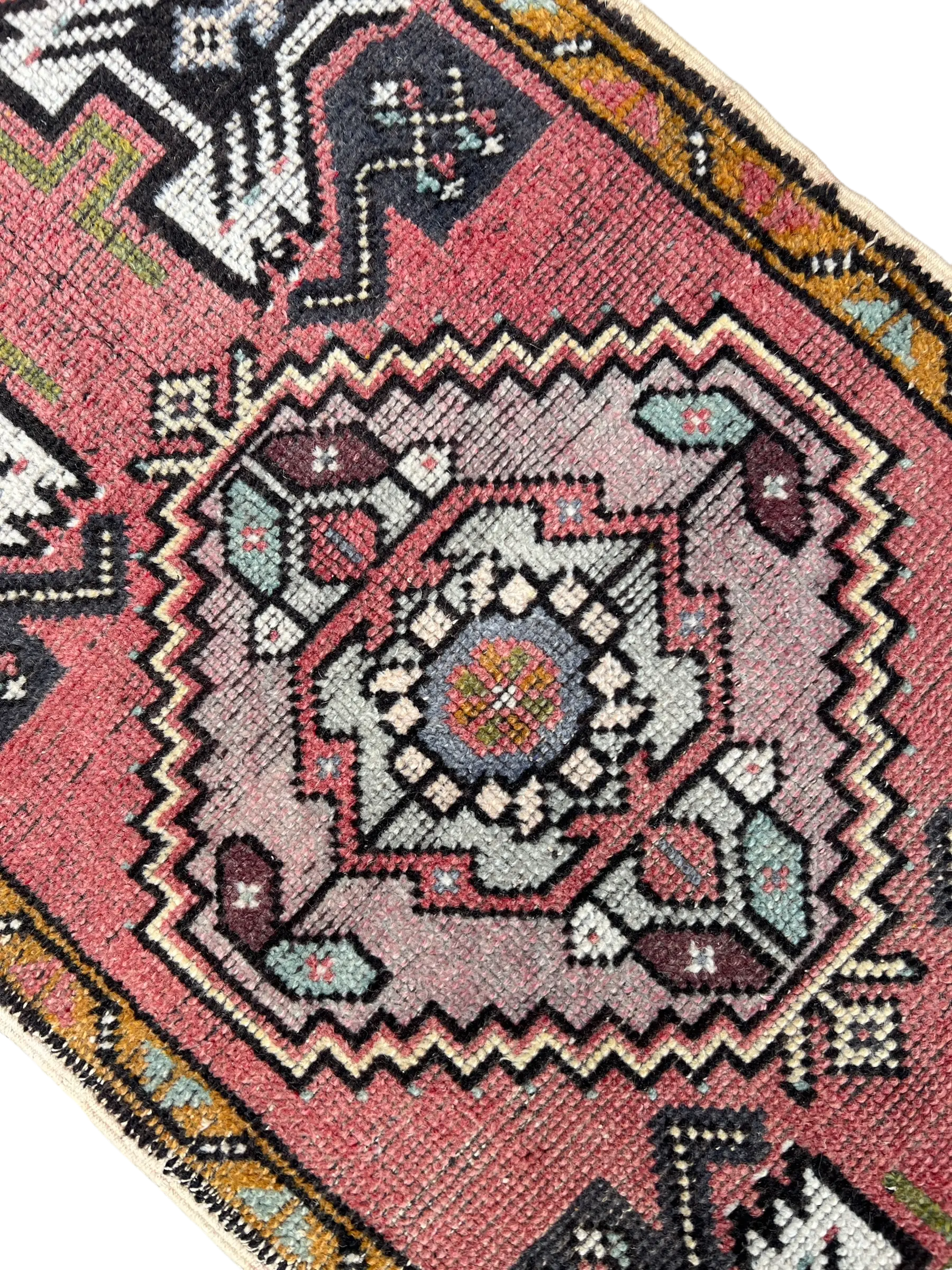 Vintage Hand Knotted Rug #3327 | 1’ 10” x 3’ 3” Krazy For Rugs