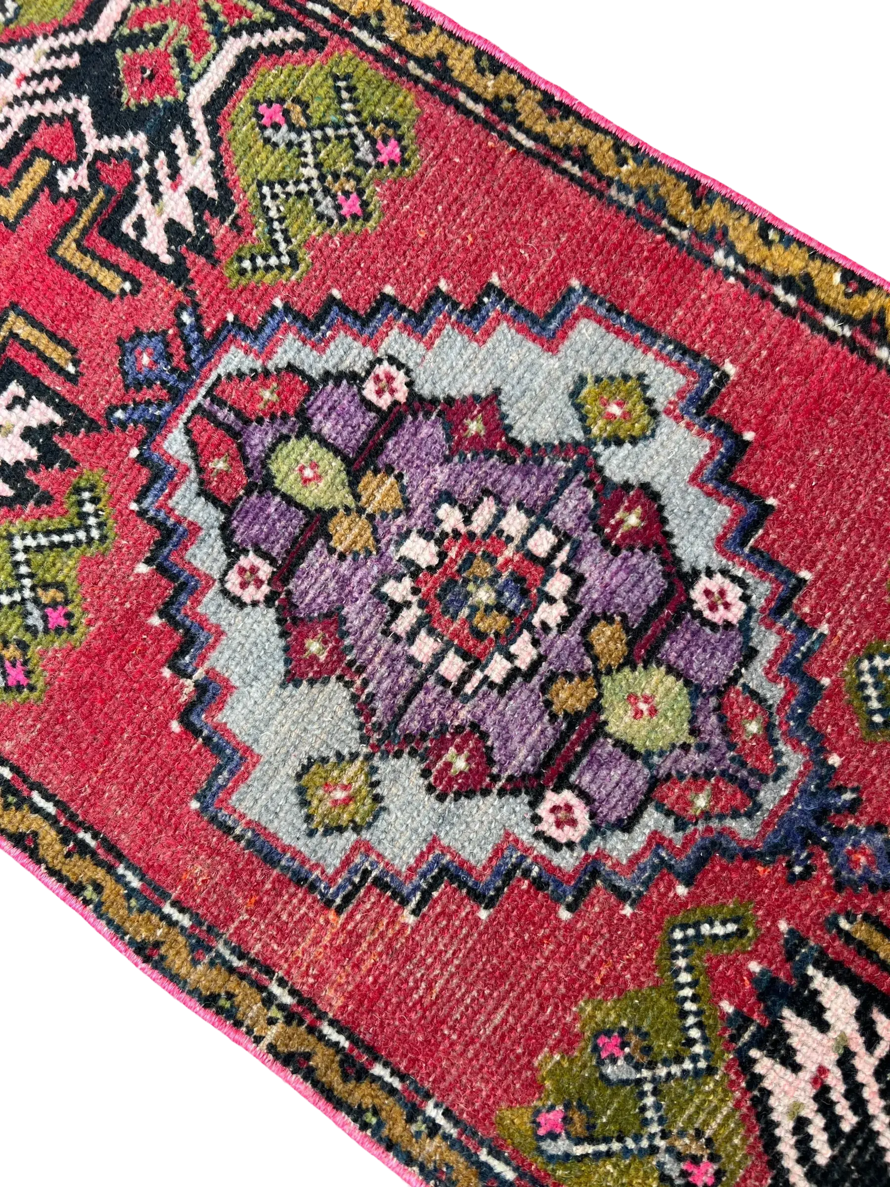 Vintage Hand Knotted Rug #3312 | 1’ 7” x 3’ 4” Krazy For Rugs