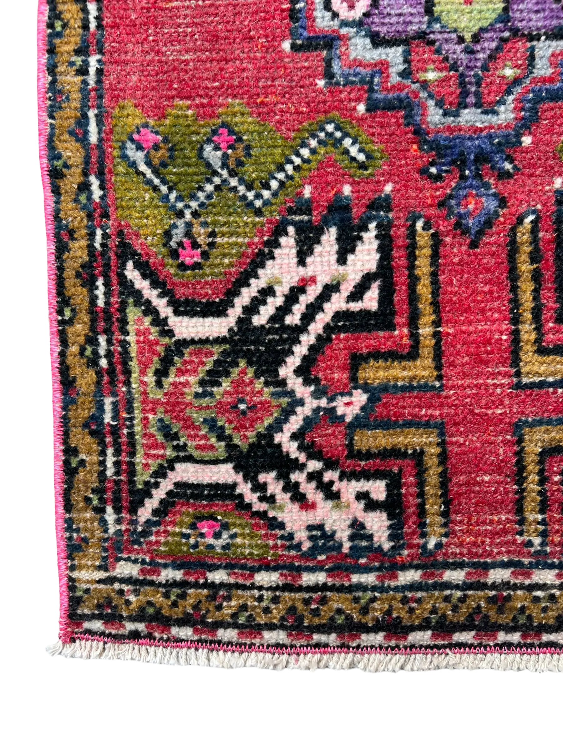 Vintage Hand Knotted Rug #3312 | 1’ 7” x 3’ 4” Krazy For Rugs