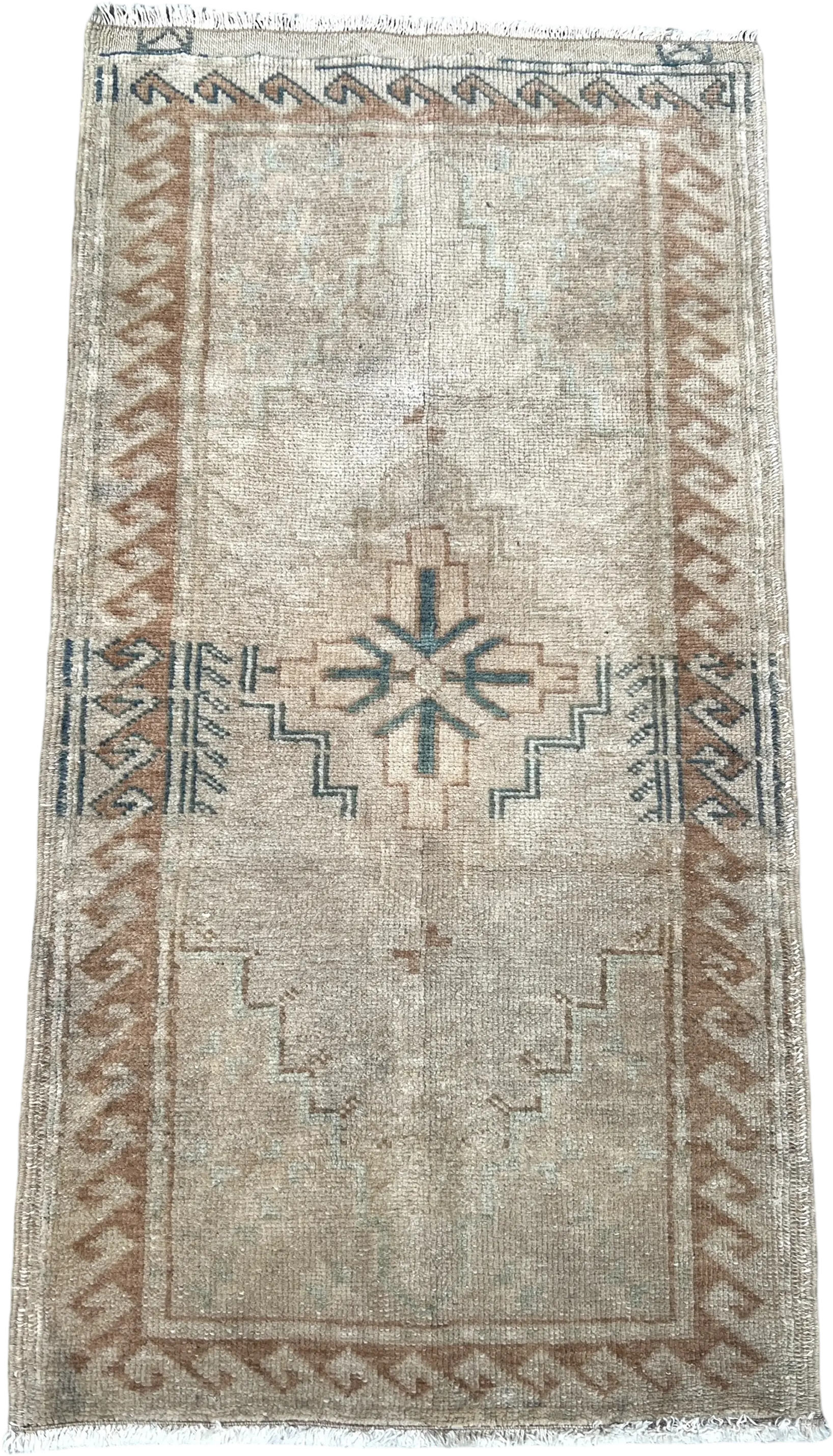 Vintage Hand Knotted Rug #3265 | 1’ 10” x 3’ 9” Krazy For Rugs