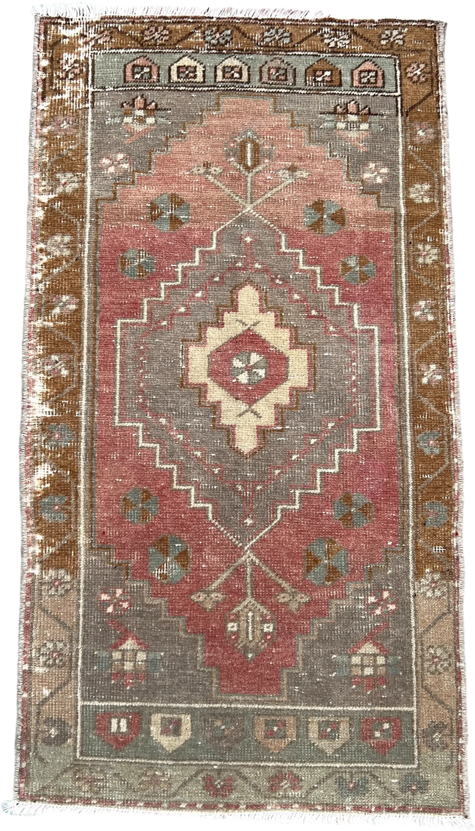 Vintage Hand Knotted Rug # 3264 | 1’ 6” x 3” Krazy For Rugs