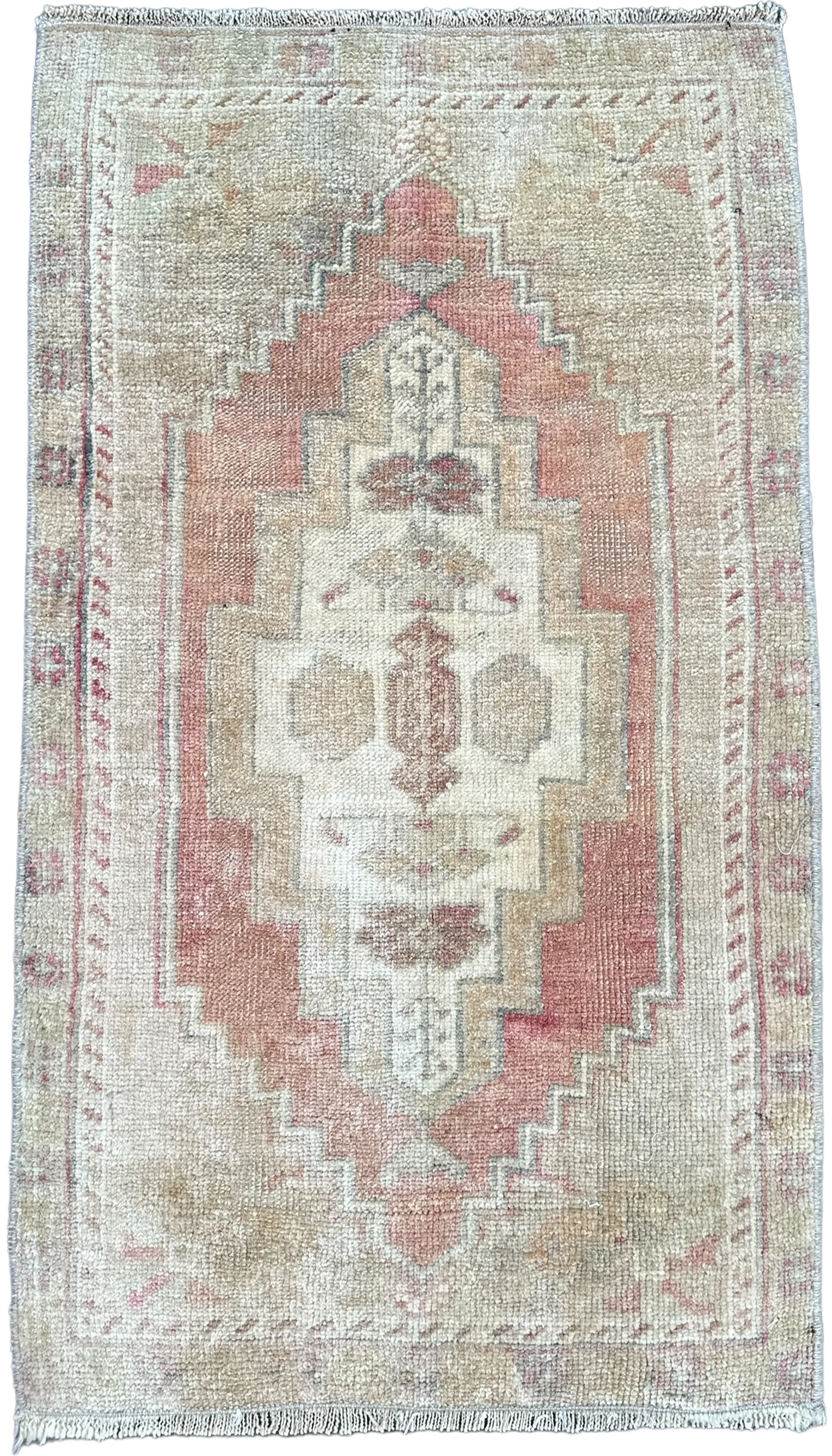 Vintage Hand Knotted Rug # 3217 | 1' 9