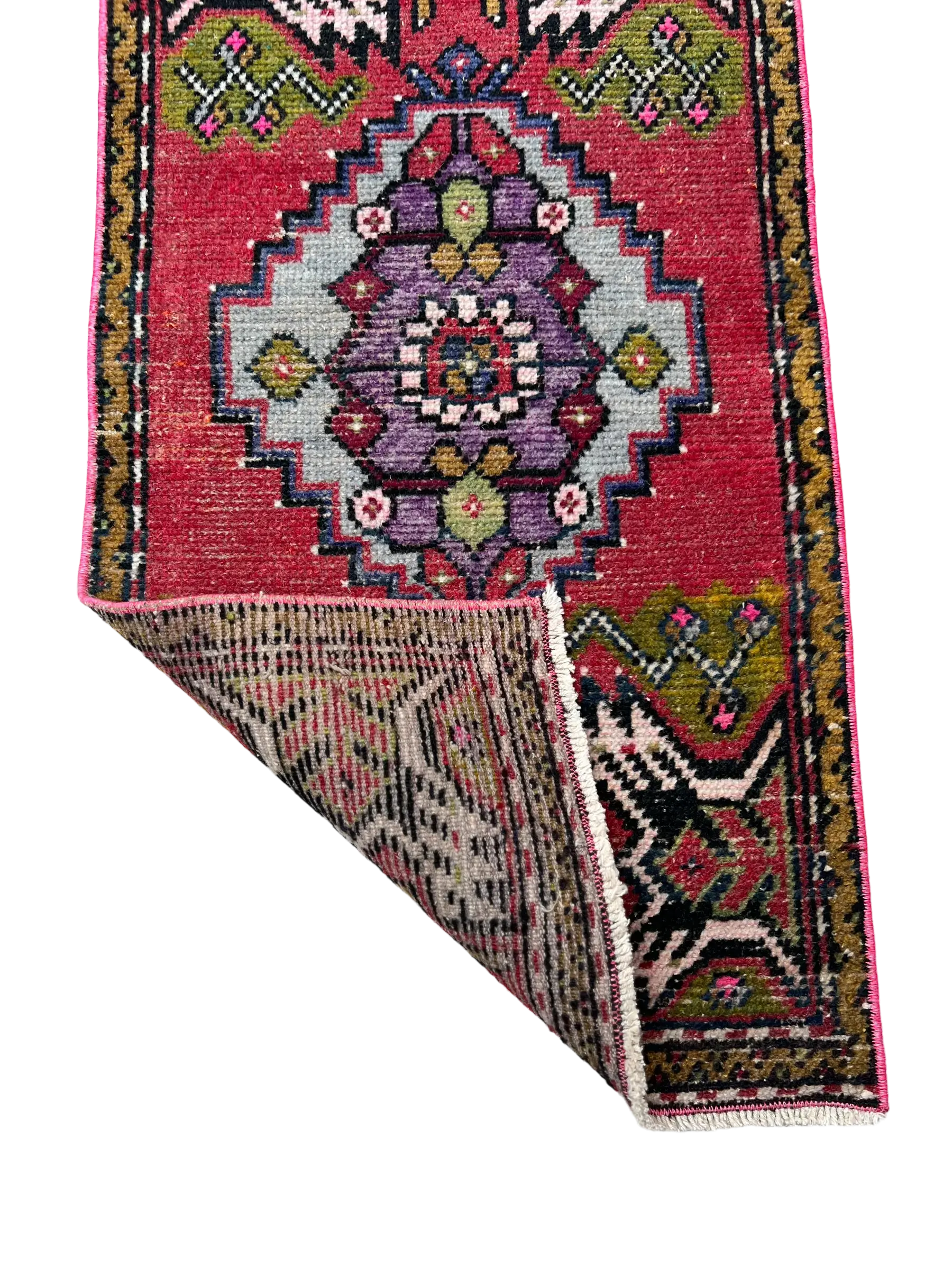 Vintage Hand Knotted Rug #3312 | 1’ 7” x 3’ 4” Krazy For Rugs