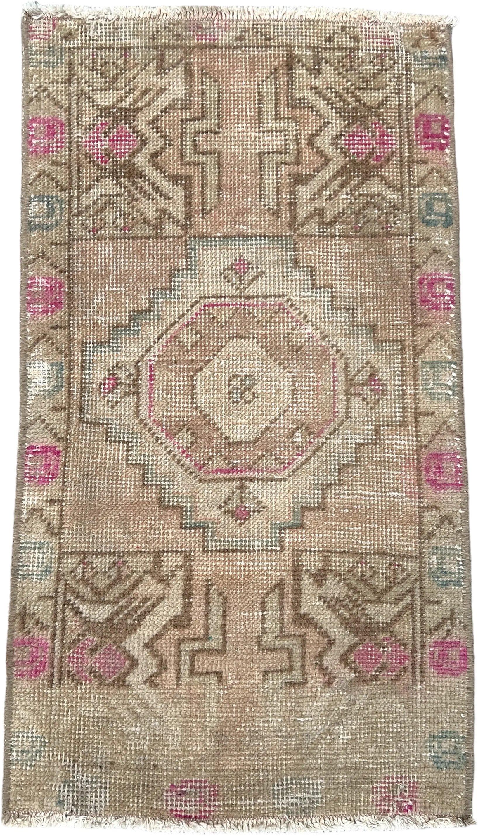 Vintage Hand Knotted Rug #3006 | 1’ 7” x 3’ Krazy For Rugs