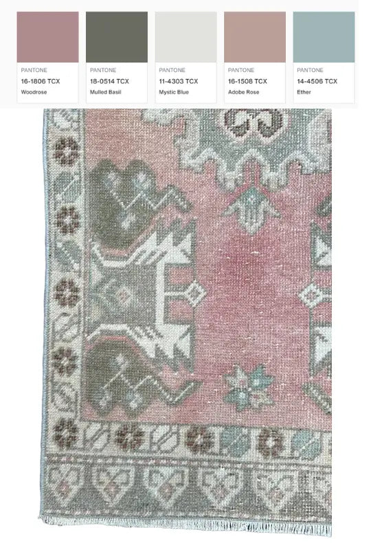 Vintage Hand Knotted Rug # 3232 | 1' 9