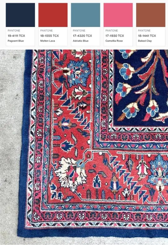 Vintage Hand Knotted Rug # 3164 | 7' 1