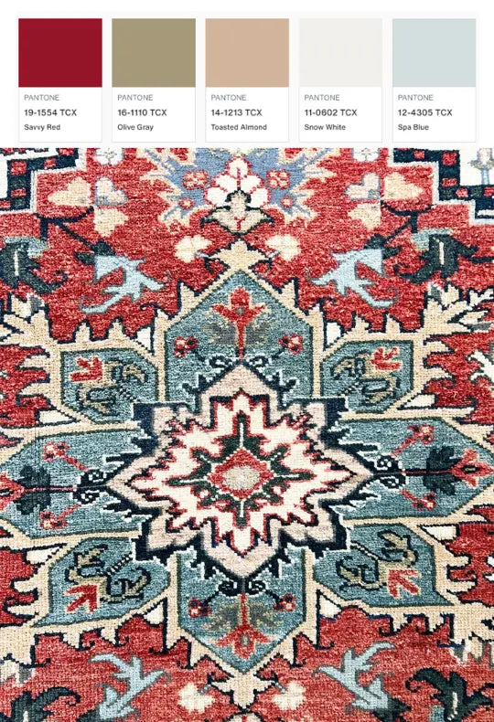 New Hand Knotted Rug # 2820 | 5' x 5' 9'' Krazy For Rugs