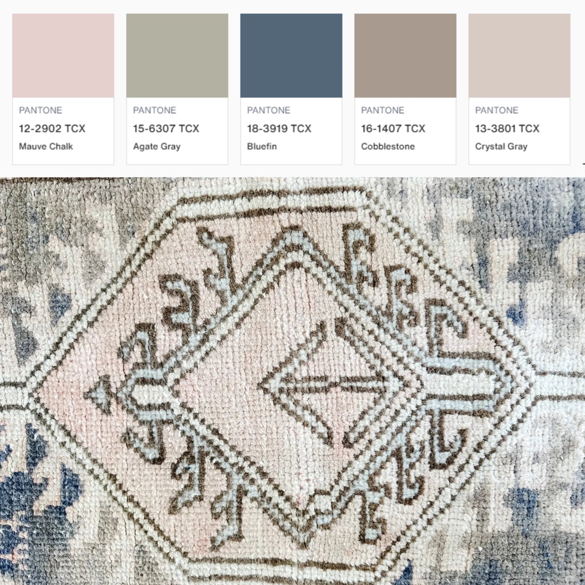 Vintage Hand Knotted Runner # 2657 | 1' 11