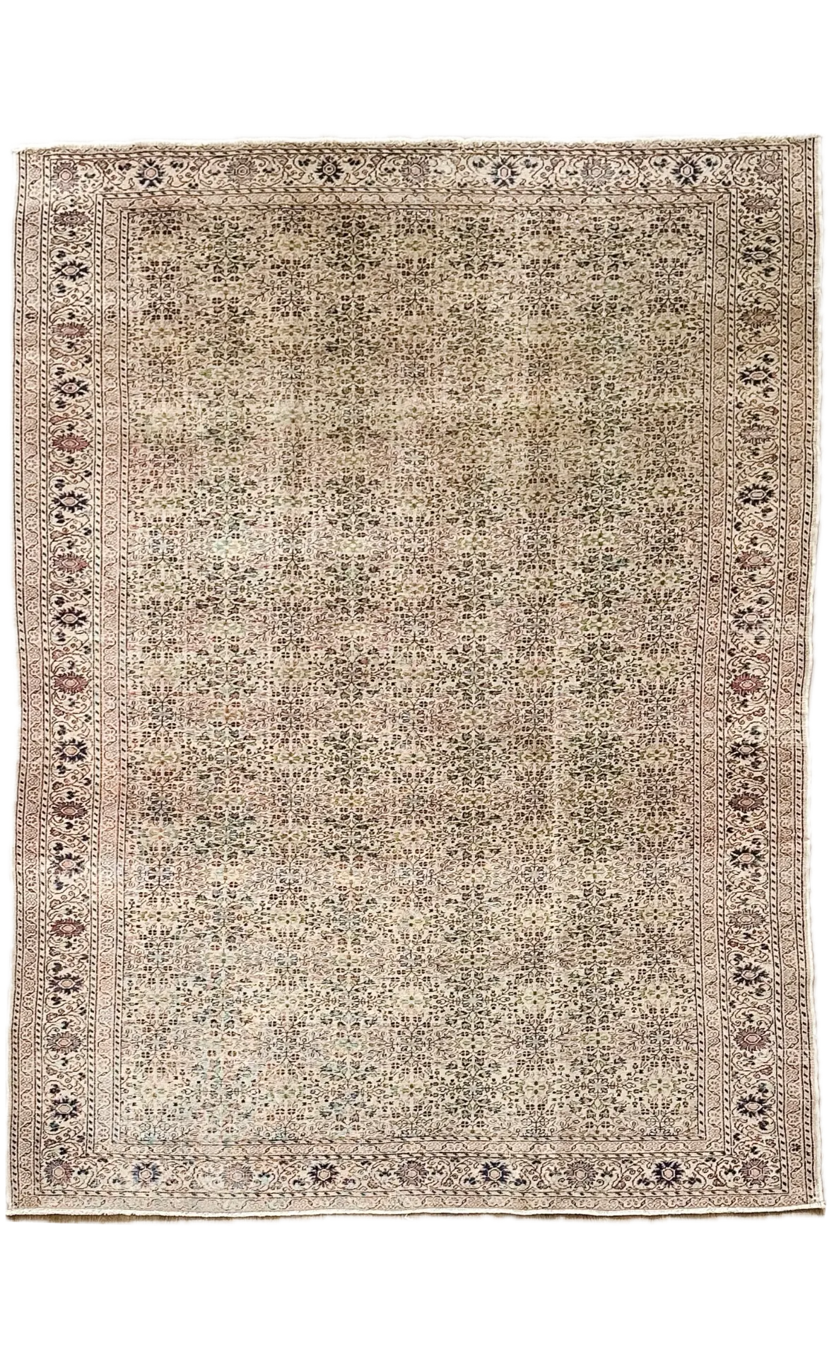 Vintage Hand Knotted Rug # 3221 | 6’ 6” x 9’ 6” Krazy For Rugs