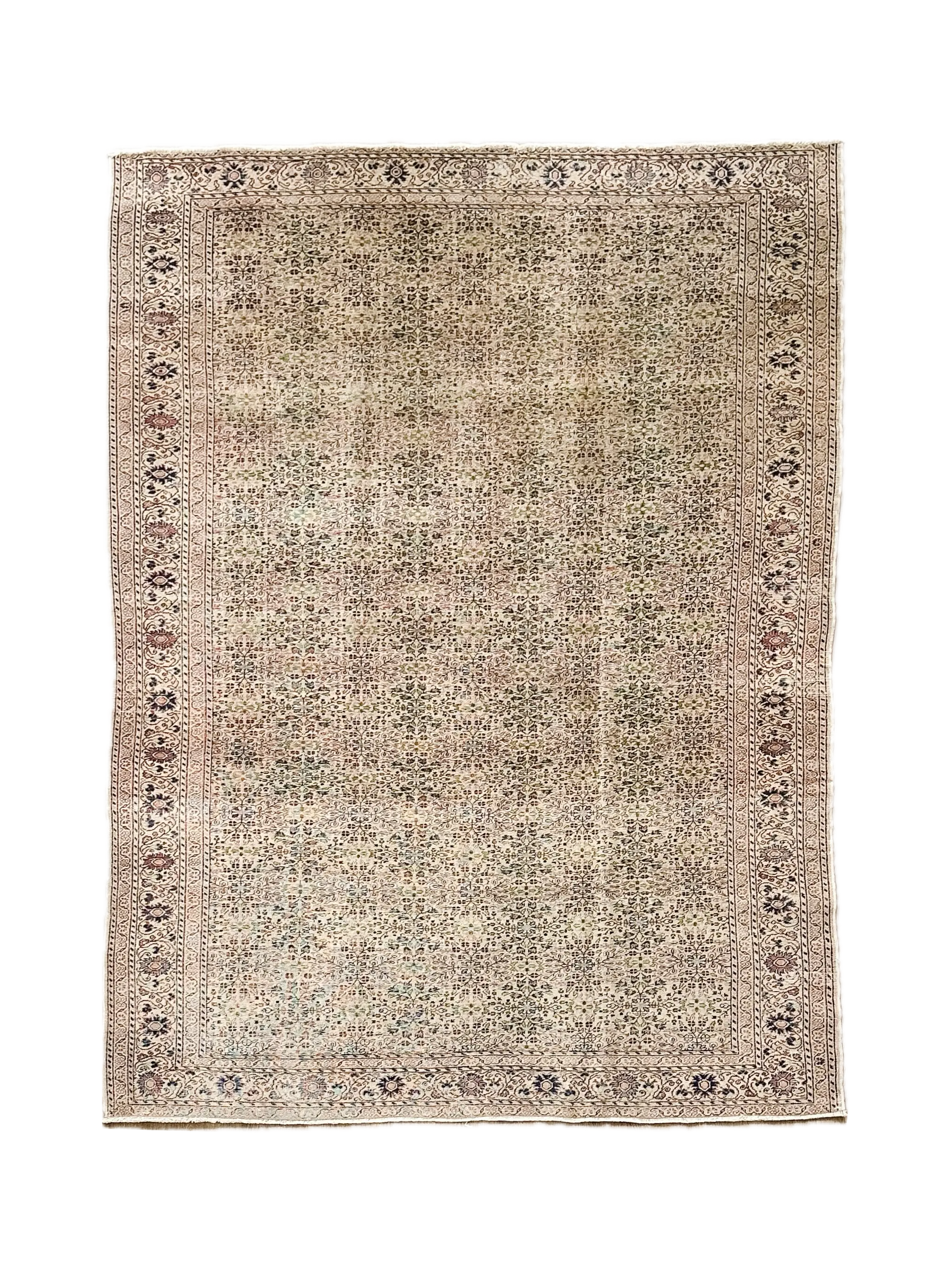 Vintage Hand Knotted Rug # 3221 | 6’ 6” x 9’ 6” Krazy For Rugs