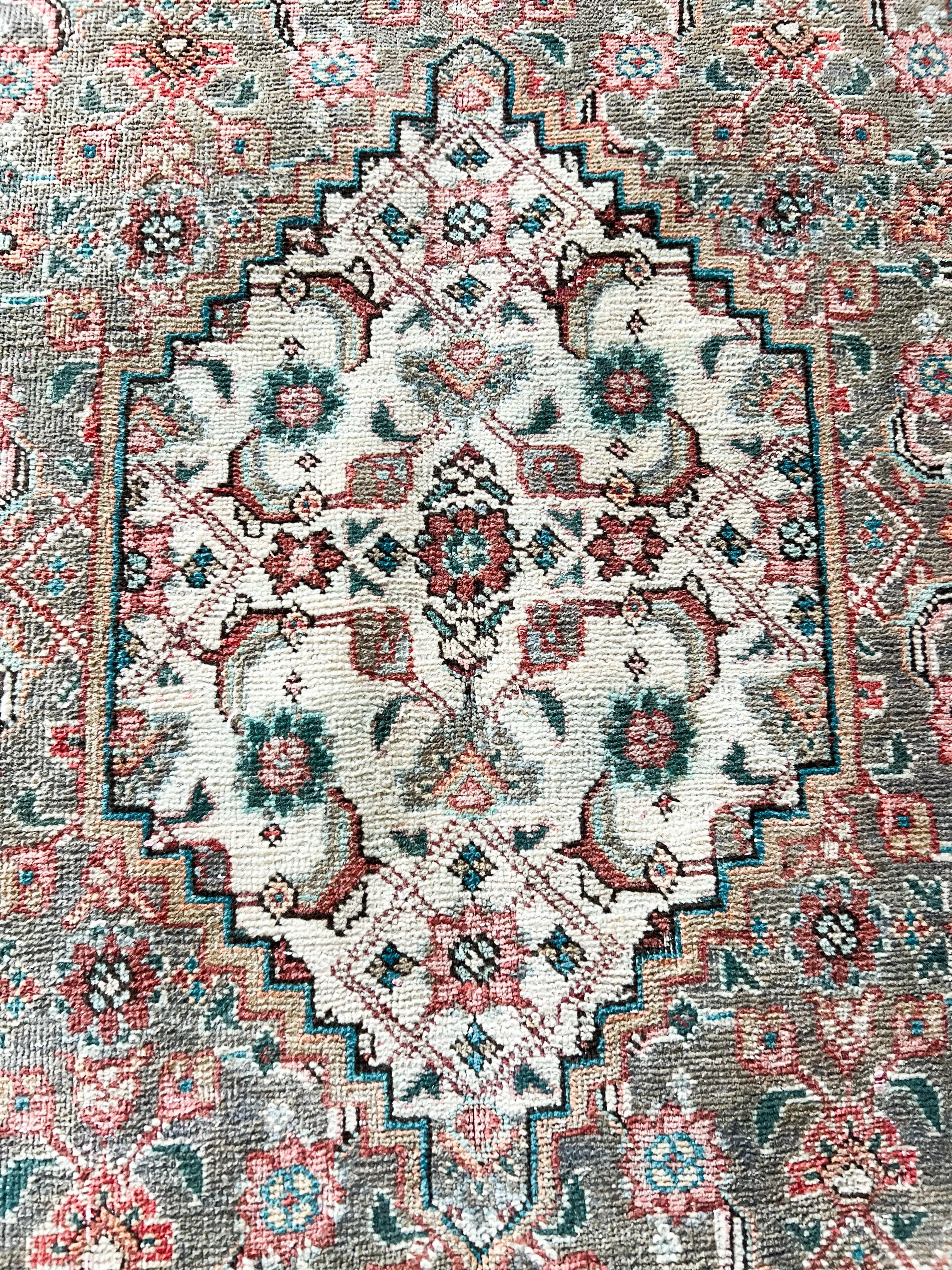 Vintage Hand Knotted Rug # 3298 | 6’ 6” x 10’ 2” Krazy For Rugs