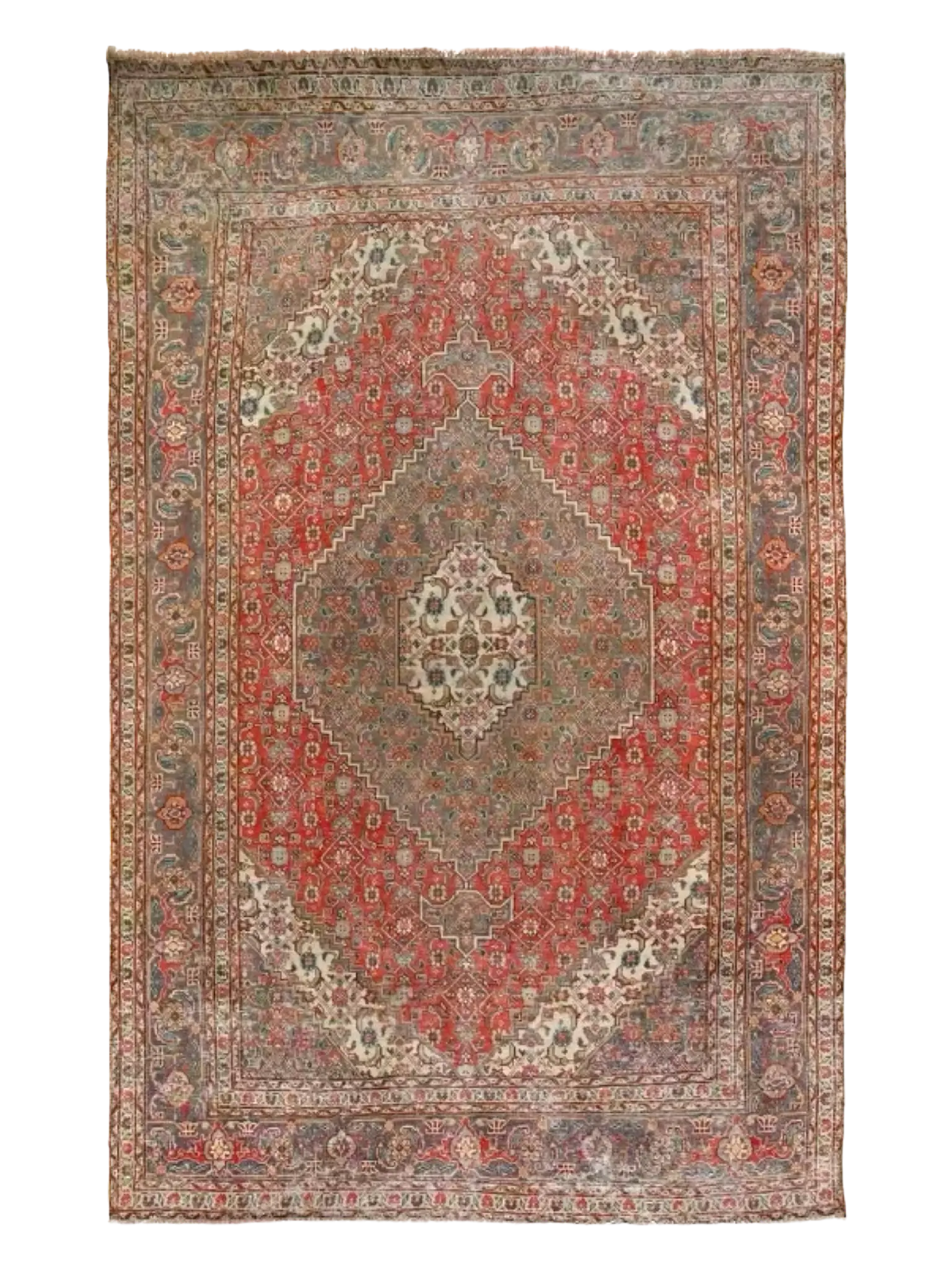 Vintage Hand Knotted Rug # 3298 | 6’ 6” x 10’ 2” Krazy For Rugs