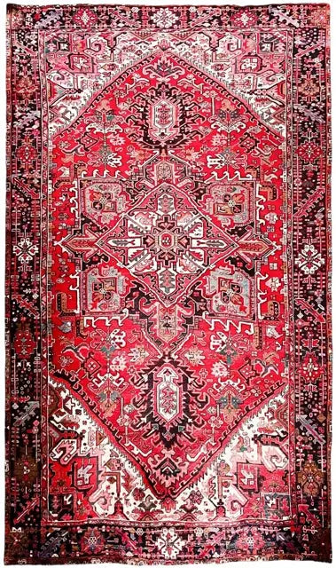 Vintage Hand Knotted Rug # 3395 | 9' 8