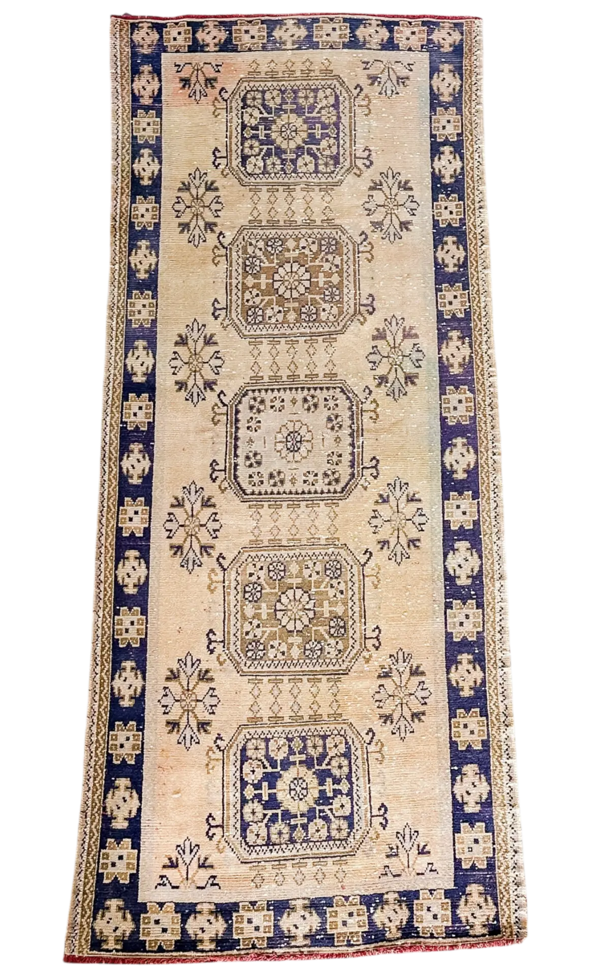 Vintage Hand Knotted Rug # 3415 | 4' 8