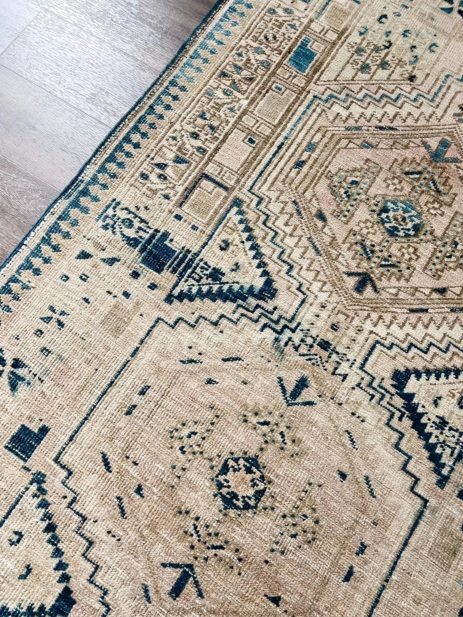 Vintage Hand Knotted Runner # 2718 | 3’ 3” x 10’ 5” Krazy For Rugs