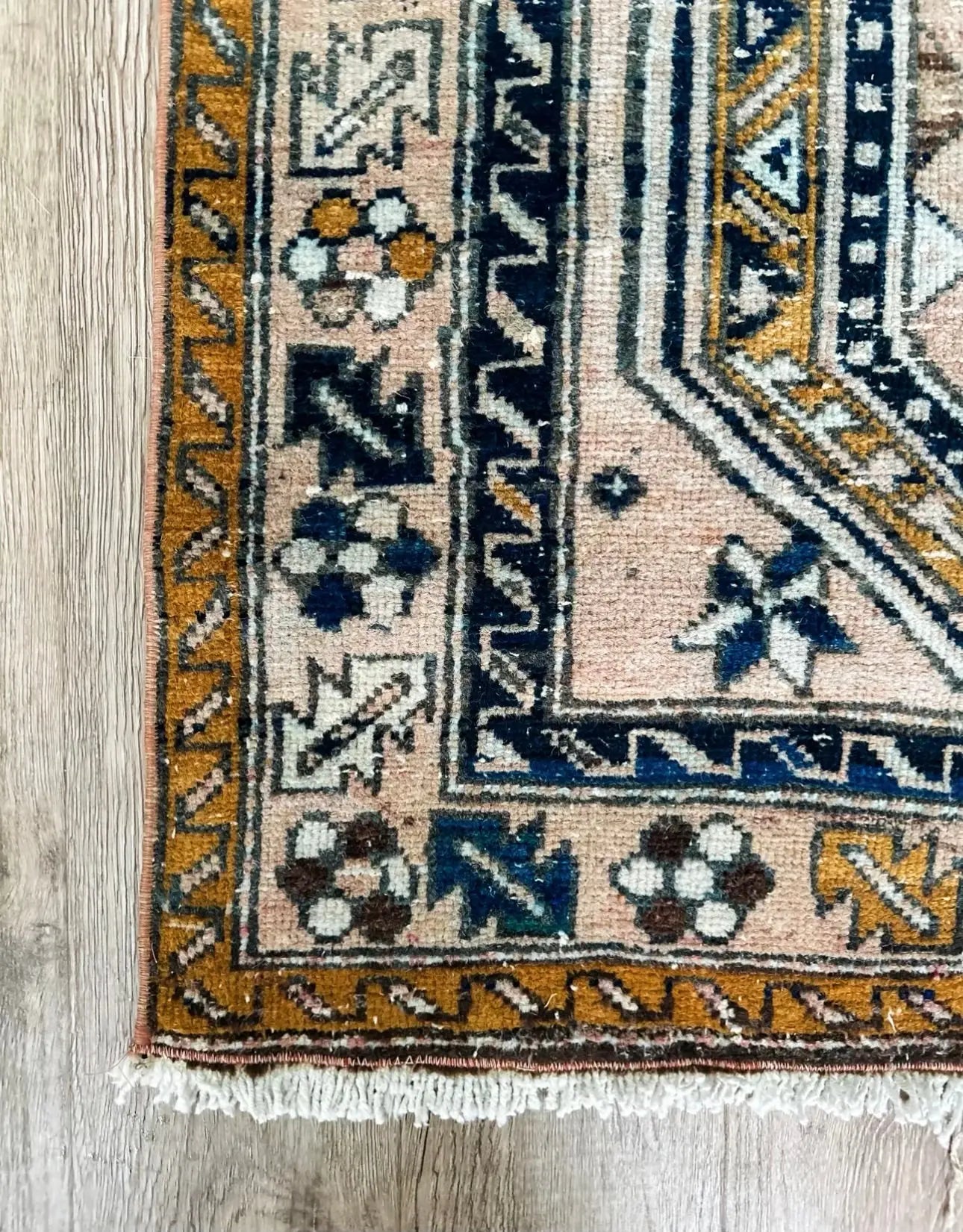 Vintage Hand Knotted Runner # 3207 | 3’ 3” x 10’ 7” Krazy For Rugs