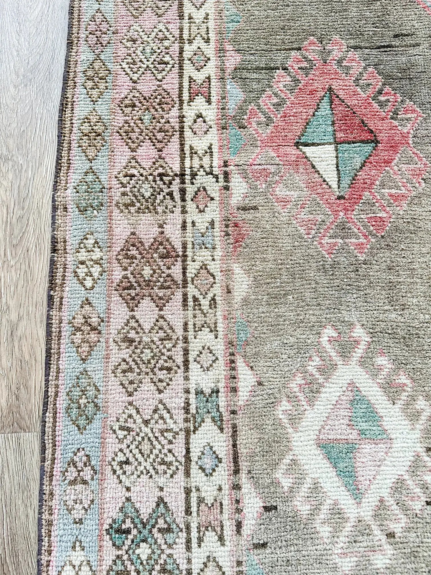 Vintage Hand Knotted Runner # 2622 | 4’ 5” x 9’ 10” Krazy For Rugs