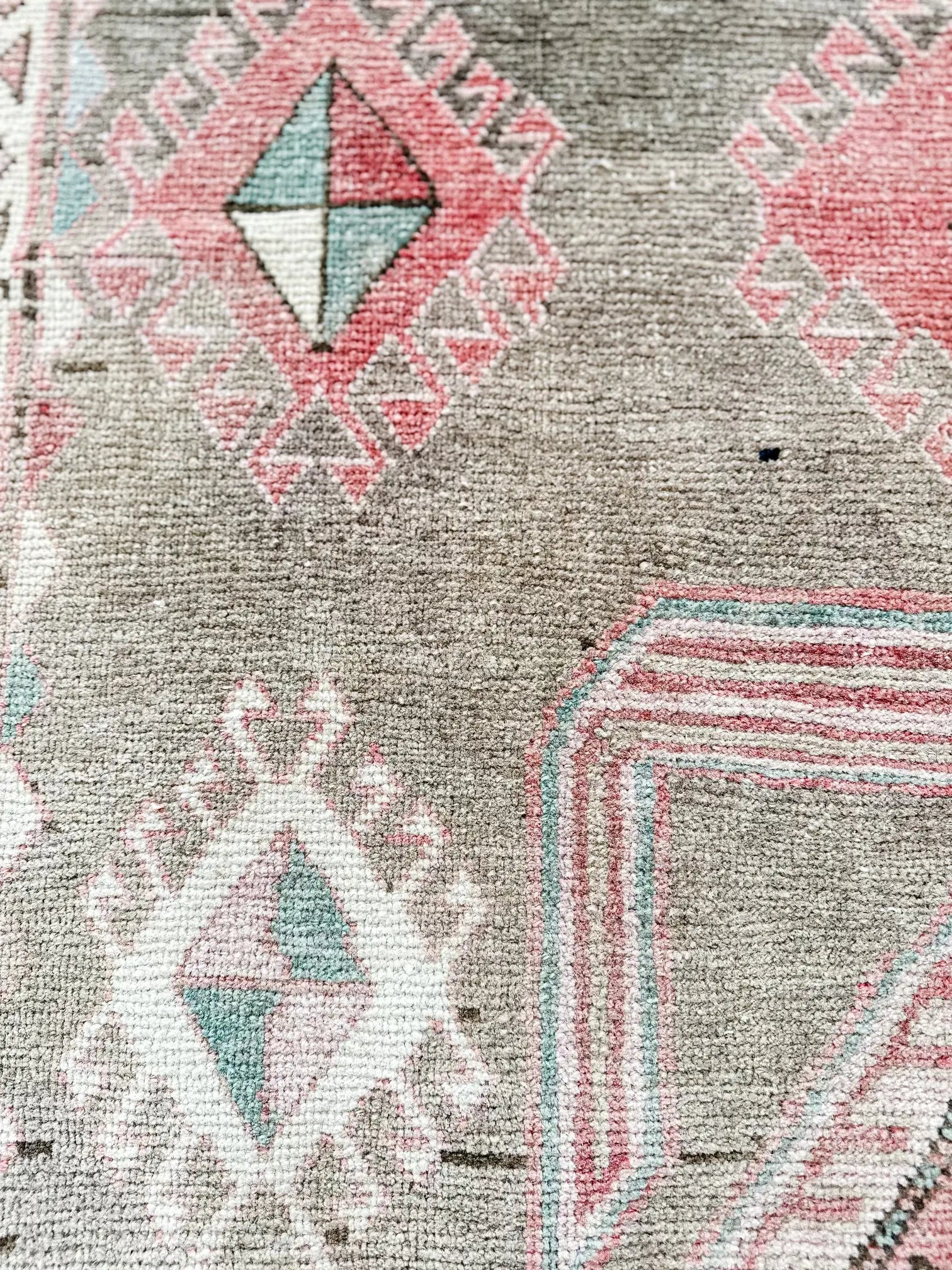 Vintage Hand Knotted Runner # 2622 | 4’ 5” x 9’ 10” Krazy For Rugs