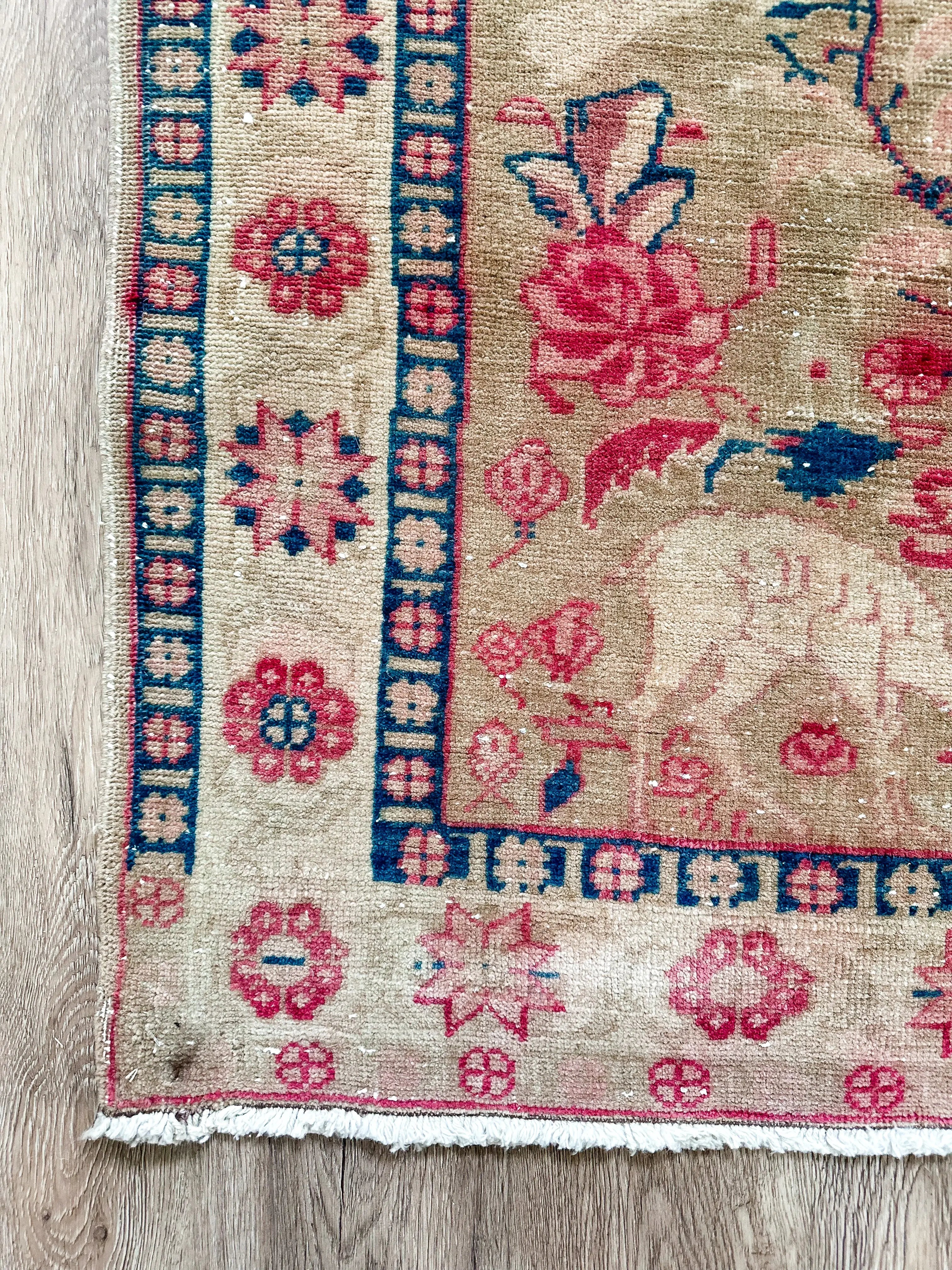 Vintage Rug # 3205 | 4' 6