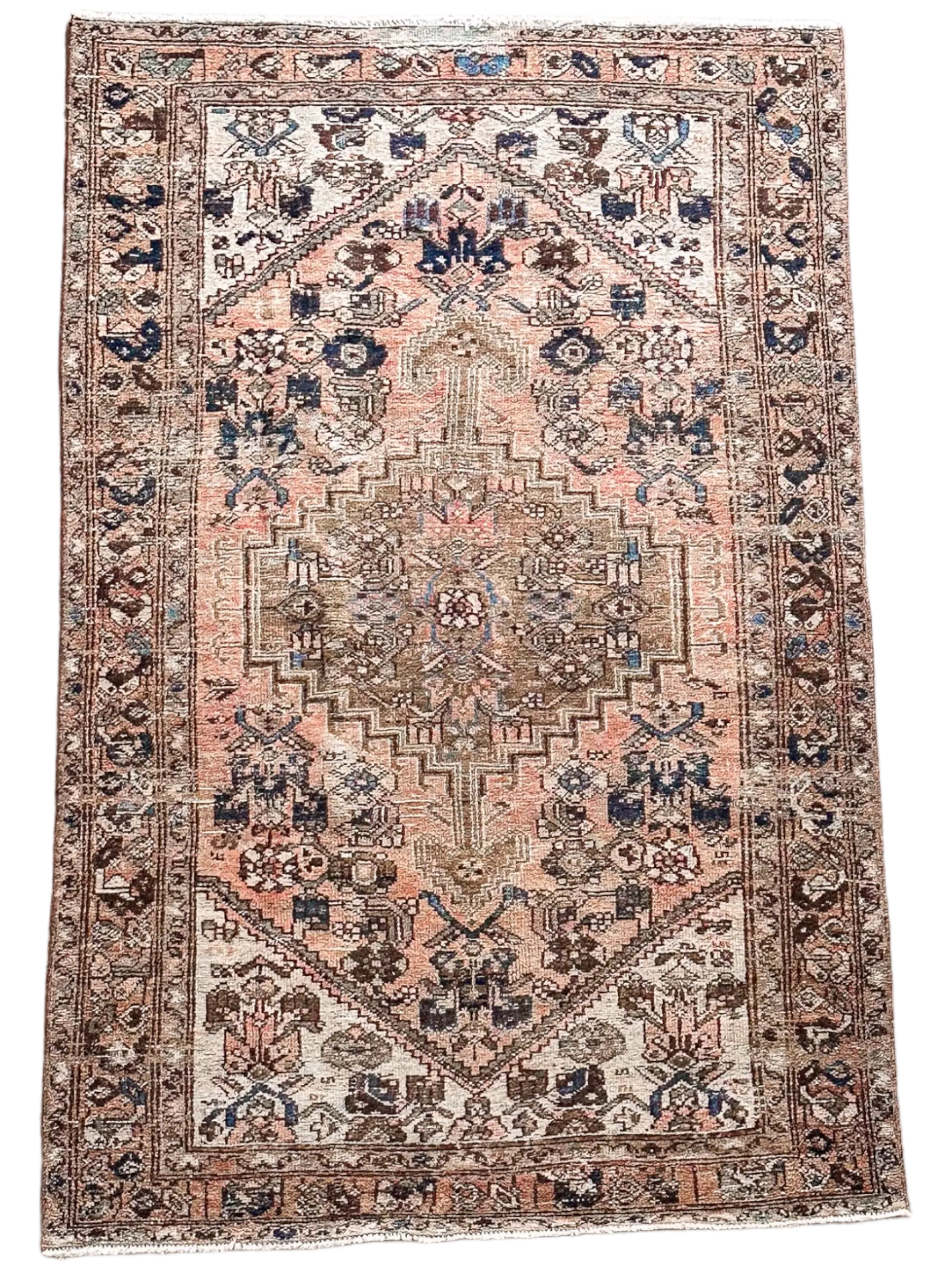 Vintage Rug # 3222 | 4' x 6' 4