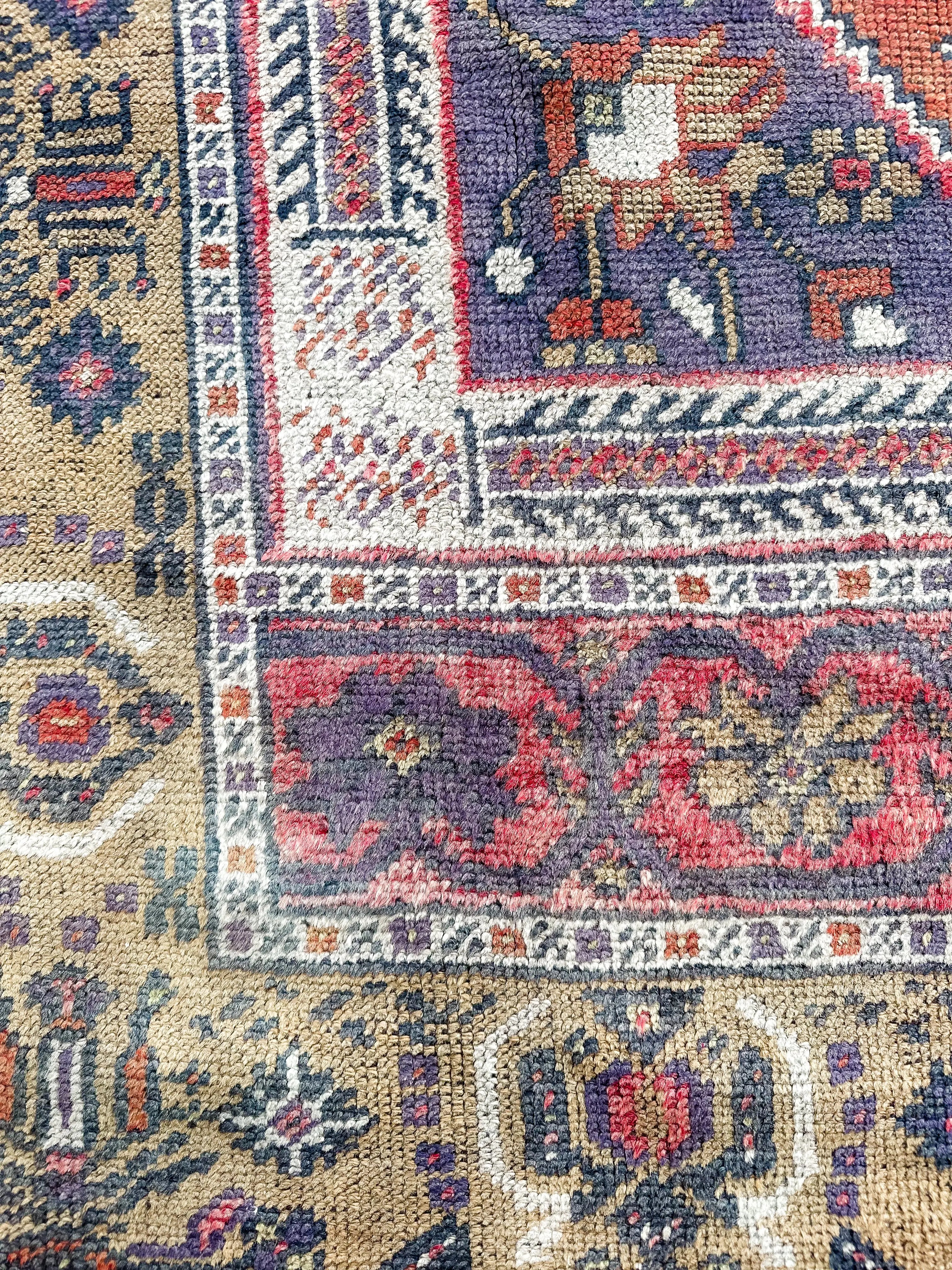 Vintage Rug # 3413 | 4' 2