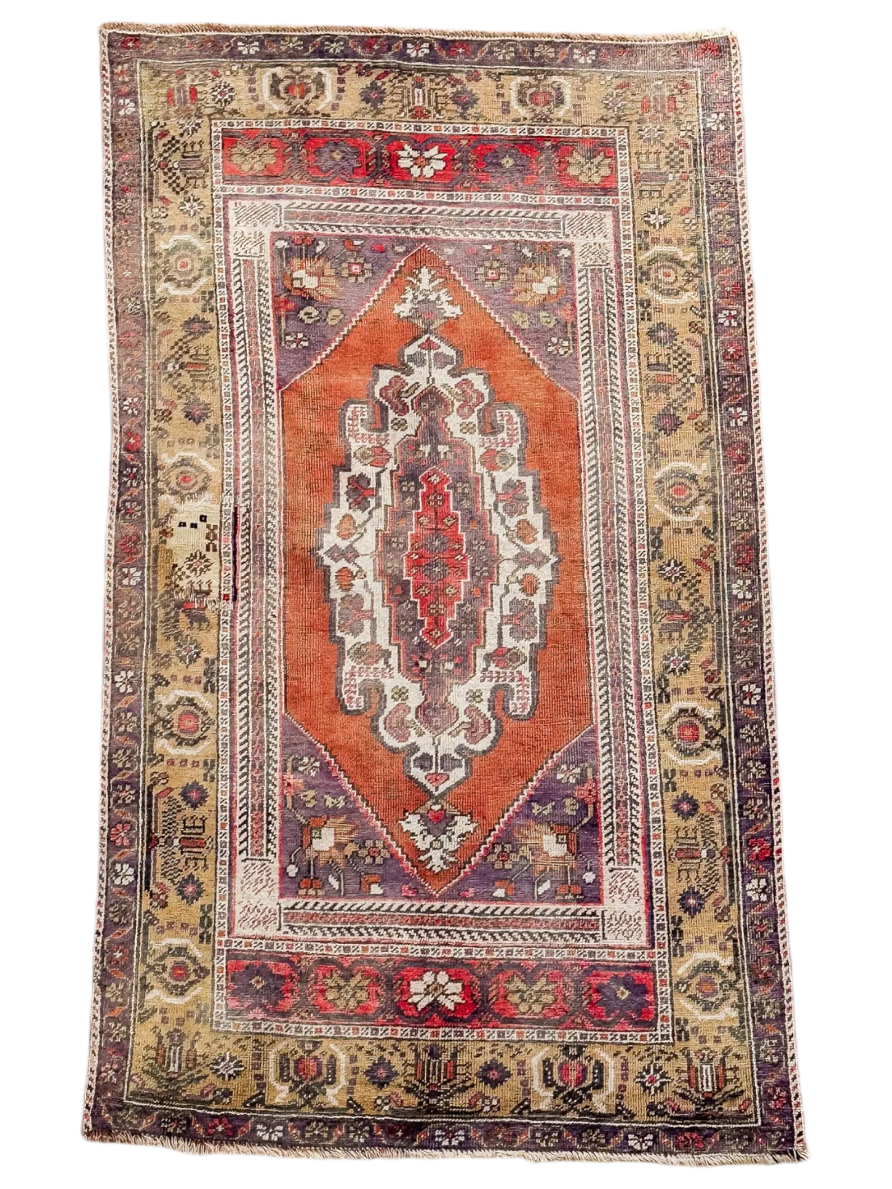 Vintage Rug # 3413 | 4' 2