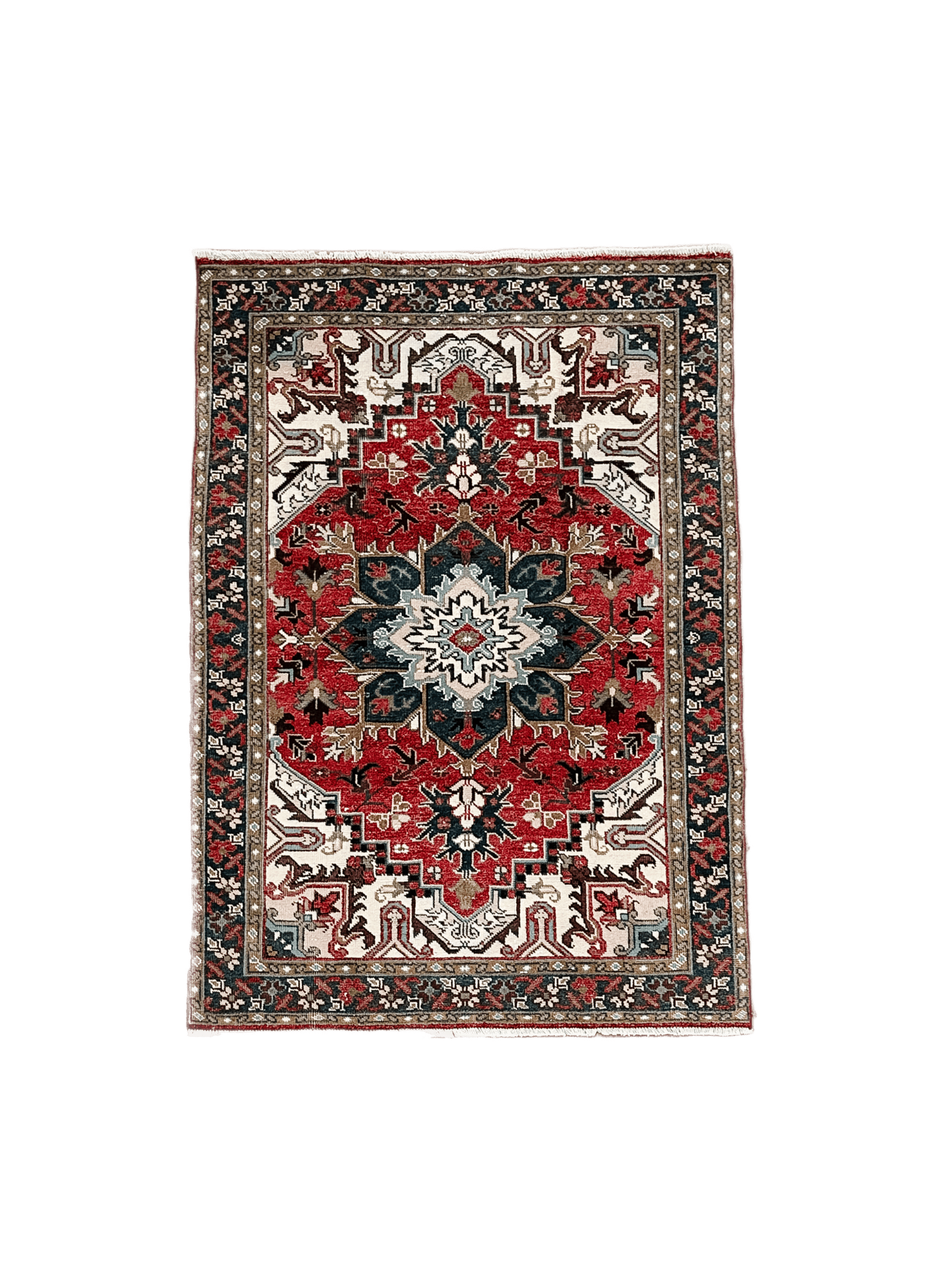 New Hand Knotted Rug # 2735 | 4' 9'' x 7' 2'' - Krazy For Rugs