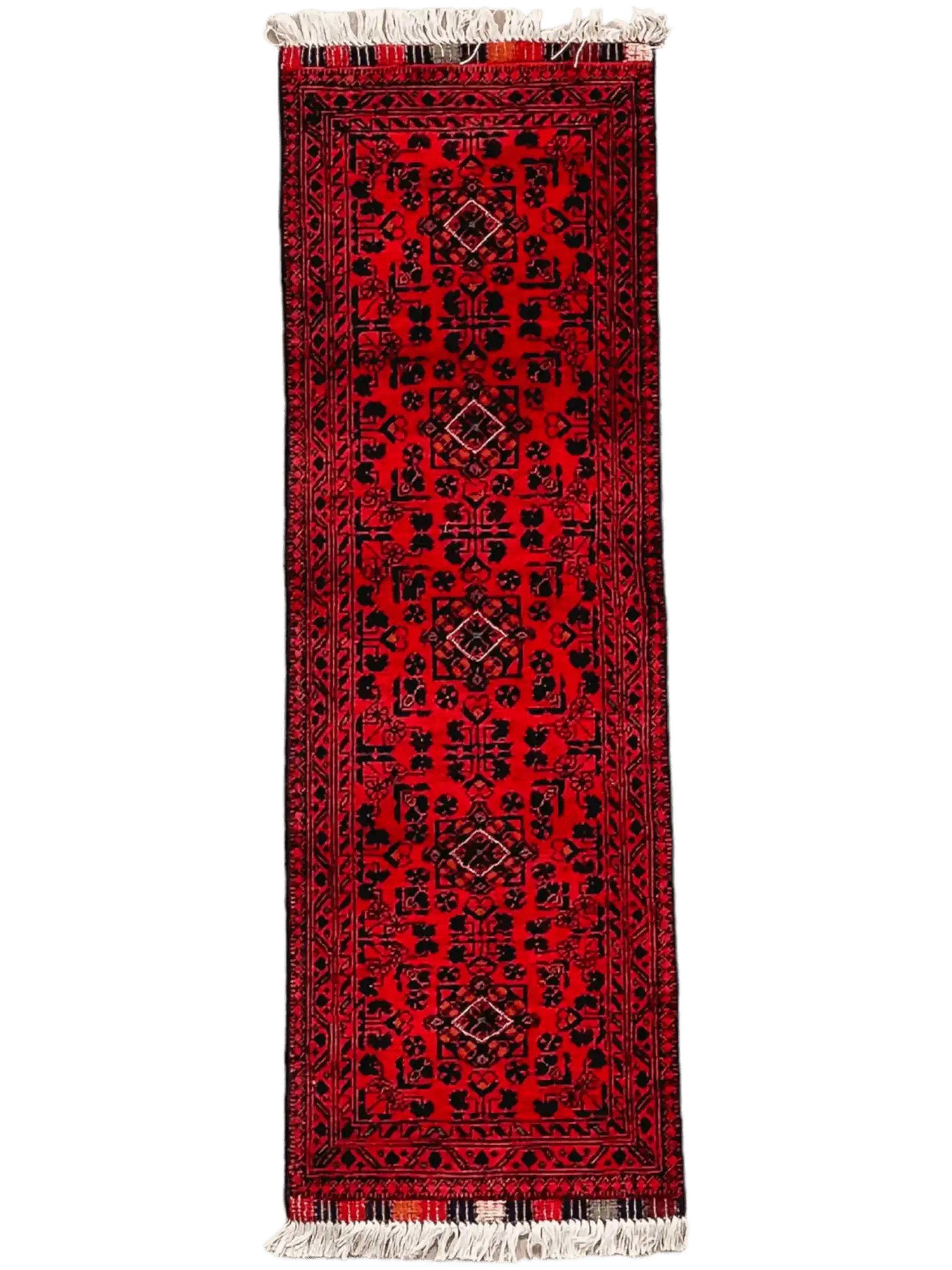 New Hand Knotted Runner # 3152 | 1’ 7” x 5’ 4” Krazy For Rugs